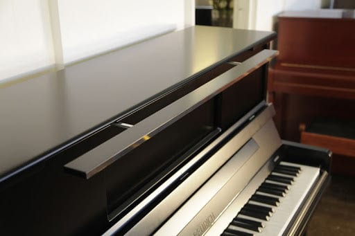 Feurich 123 Vienna Premium Upright Piano; Satin Black: Showroom Model: Serial No: V160337 - Image 15