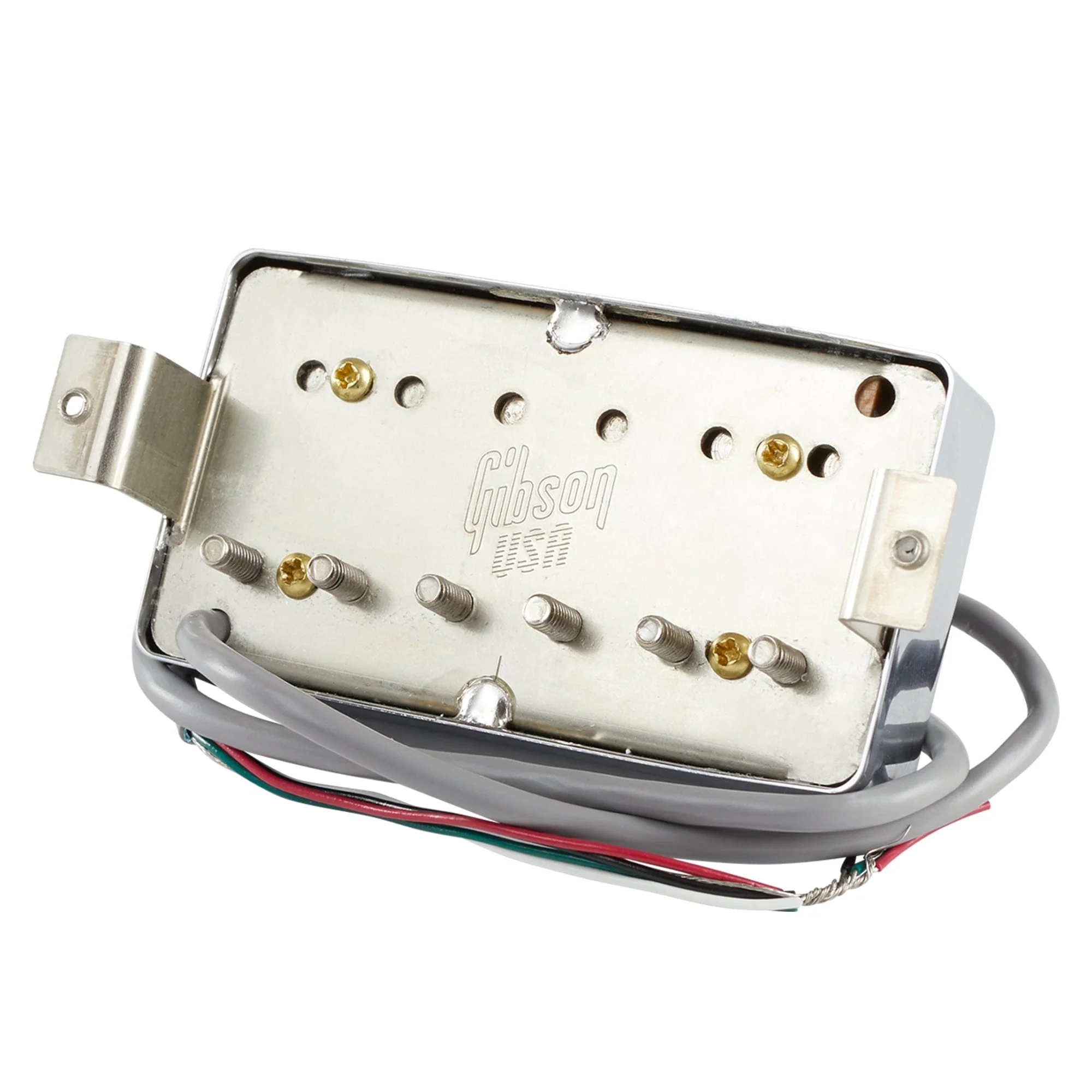 Gibson 490T - "Modern Classic" (Treble, Double Black, Chrome cover, 4-conductor, Potted, 8.2k, Alnico 2) - Image 2