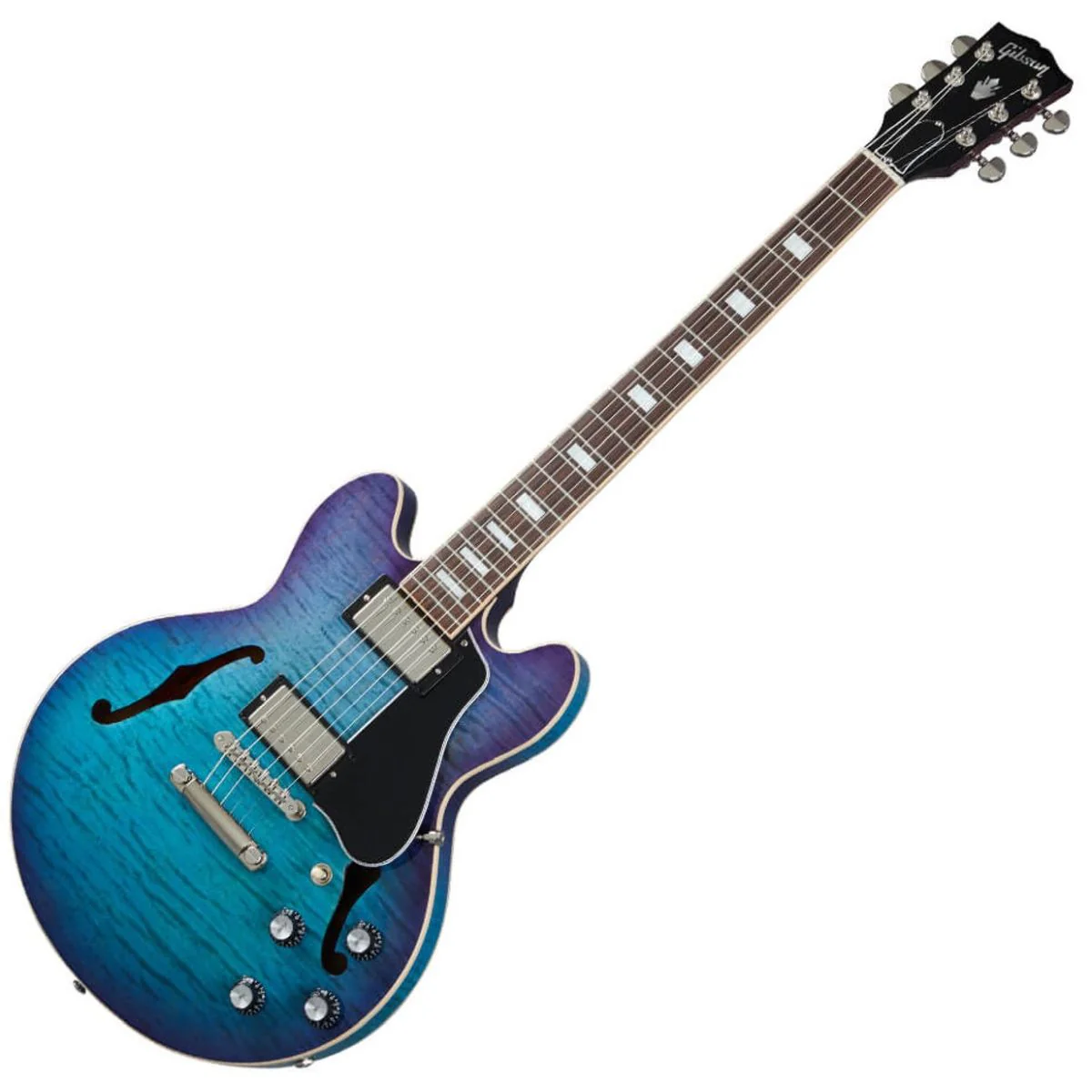 Gibson ES-339 Figured; Blueberry Burst - Image 4