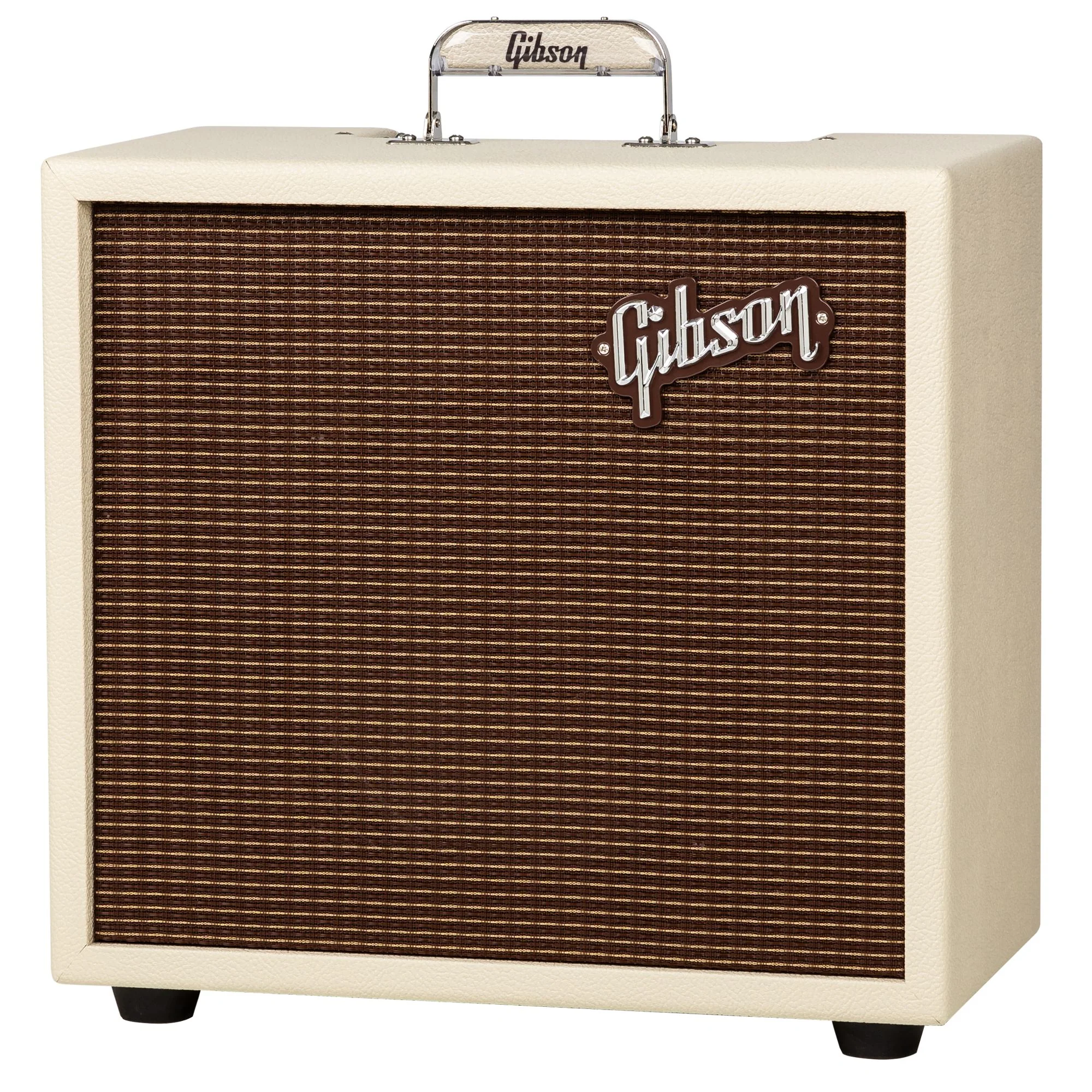 Gibson Falcon 5 1x10 Combo; Cream Bronco, Oxblood Grille - Image 5