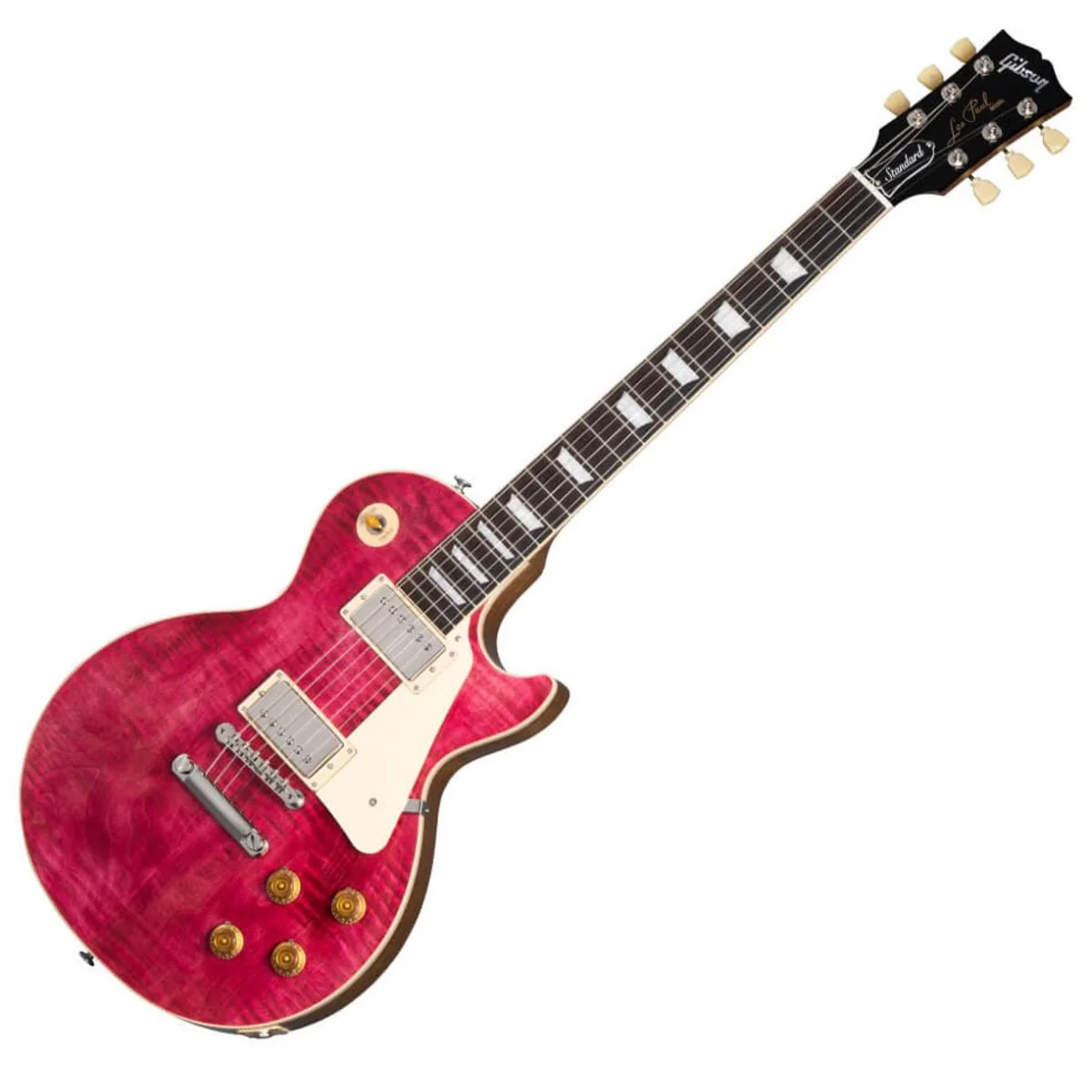 Gibson Les Paul Standard 50s Figured Top Translucent Fuchsia - Image 2