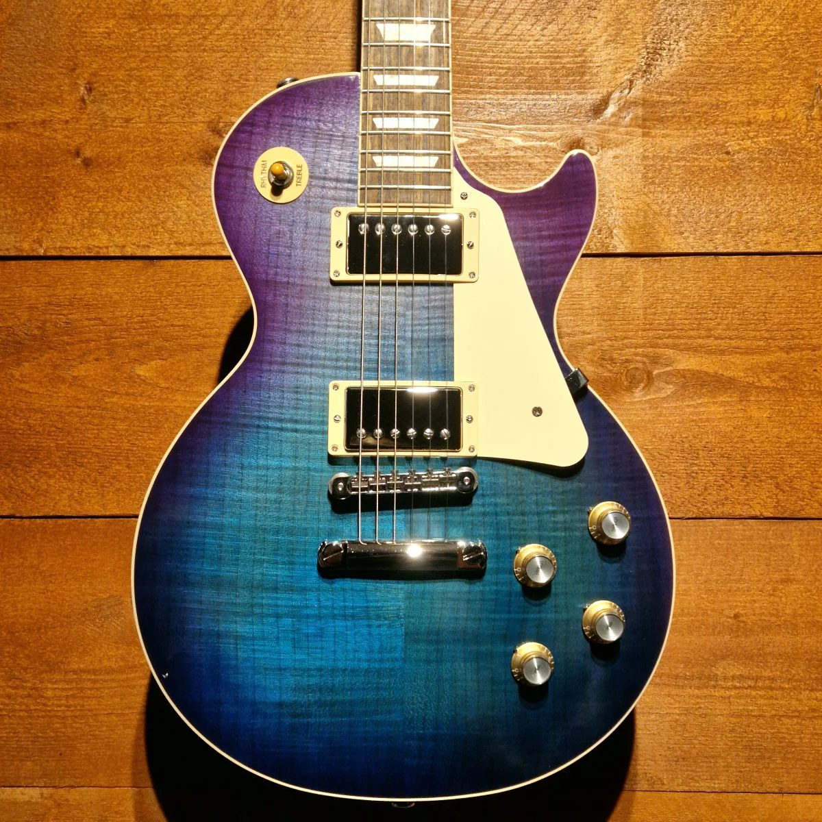 Gibson Les Paul Standard 60s Figured Top Blueberry Burst - Image 9