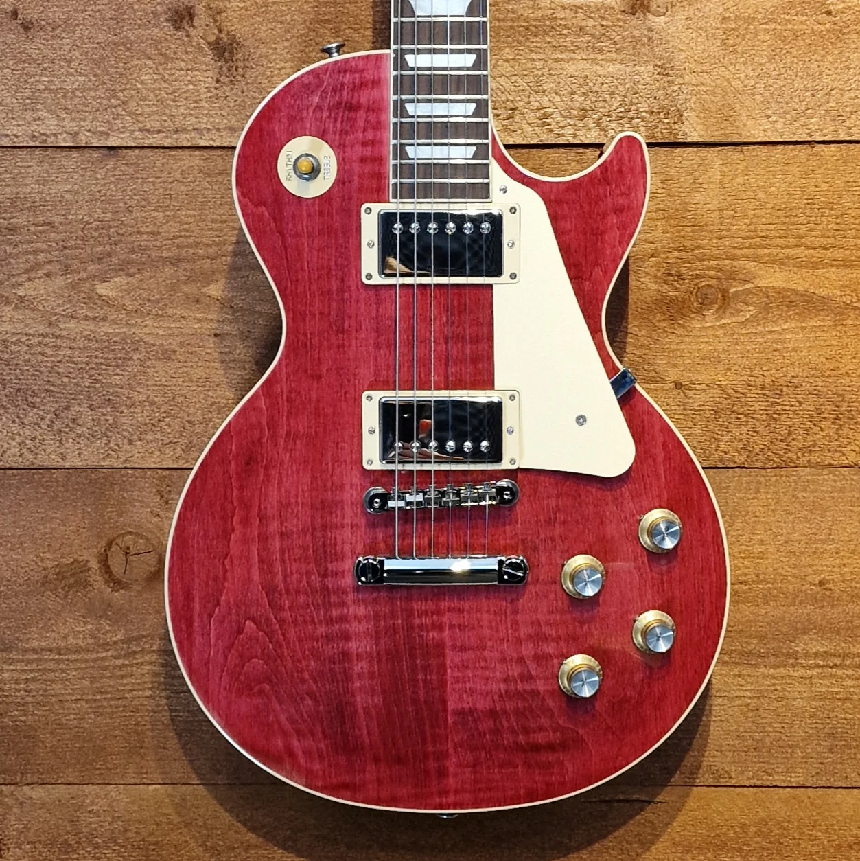 Gibson Les Paul Standard 60s Figured Top Translucent Fuchsia - Image 6