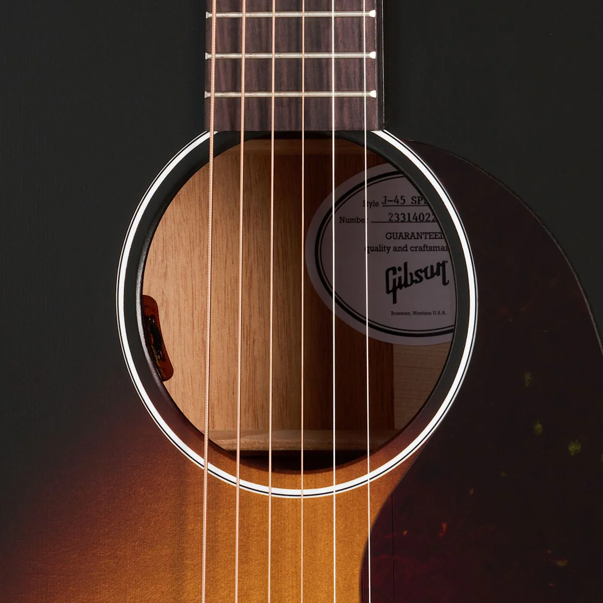 Gibson Montana J-45 Special; Satin Vintage Sunburst - Image 7