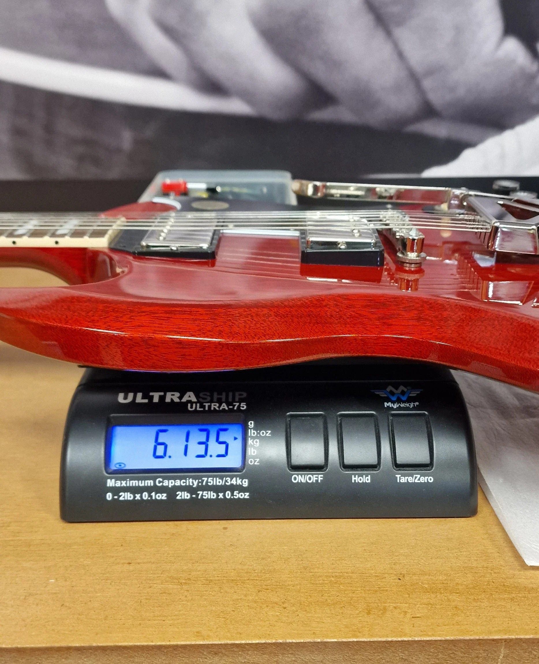 Gibson SG Standard 61 Sideways Vibrola Vintage Cherry Electric Guitar - Image 7