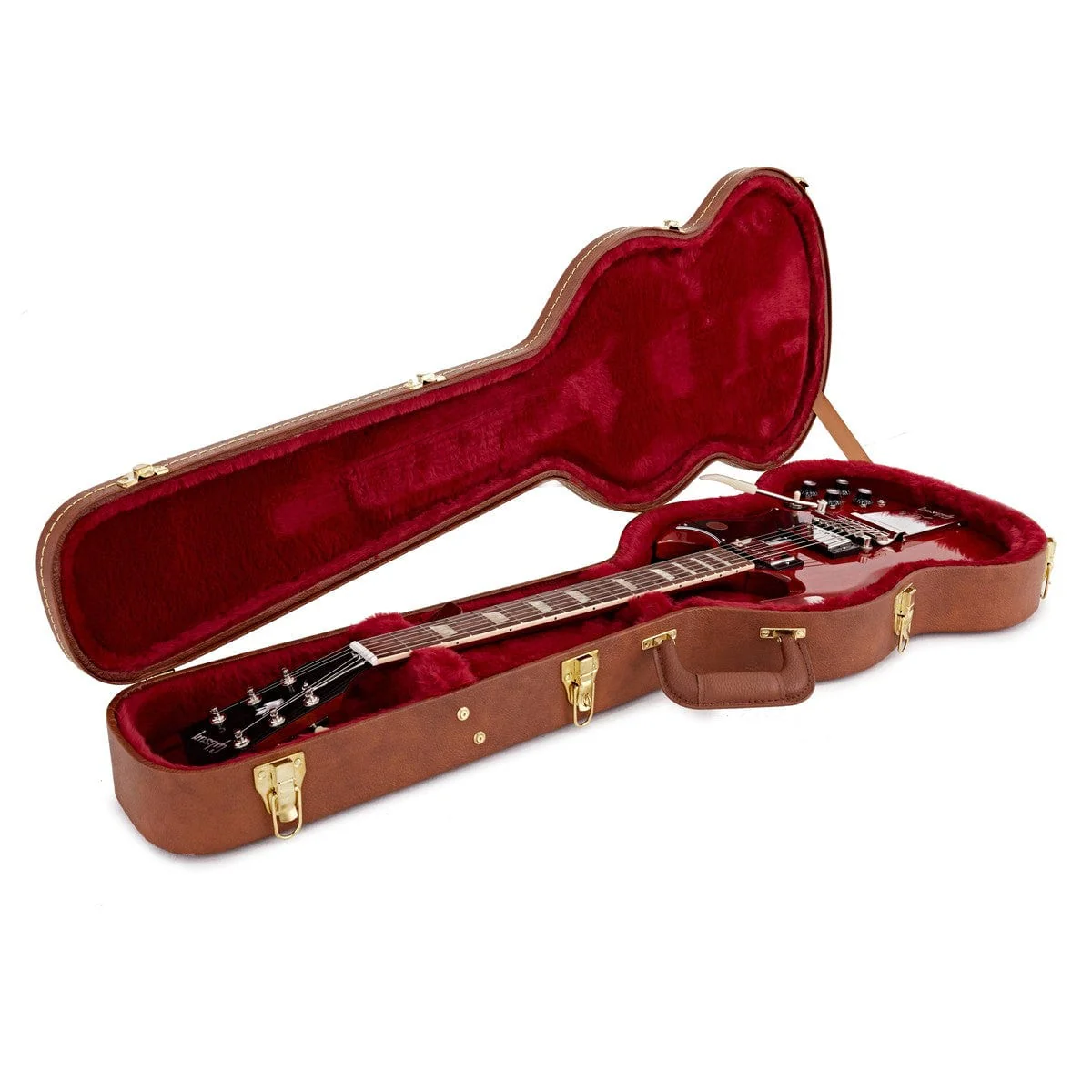 Gibson SG Standard 61 Sideways Vibrola Vintage Cherry Electric Guitar - Image 8