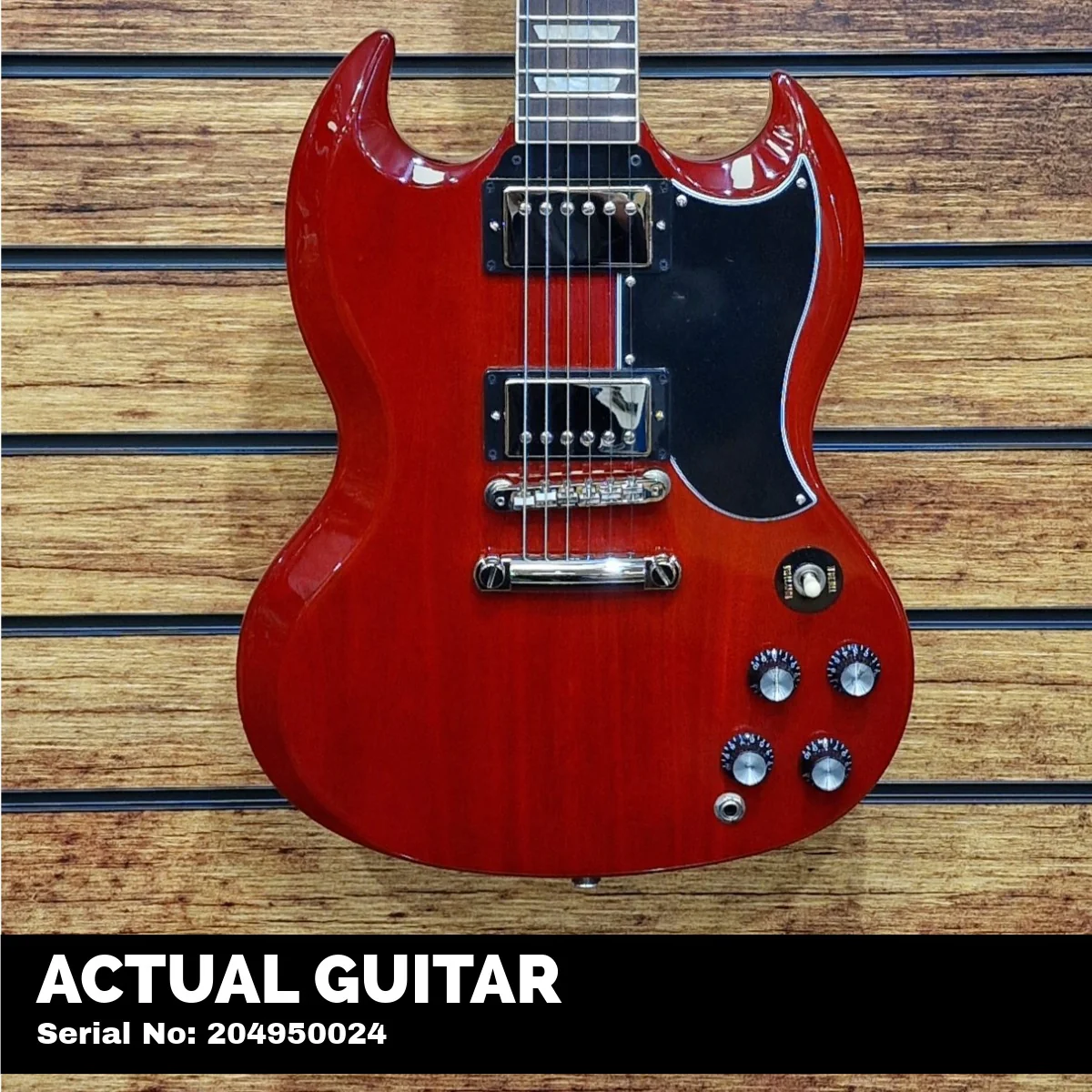 Gibson SG Standard '61 Stop Bar; Vintage Cherry - Image 2