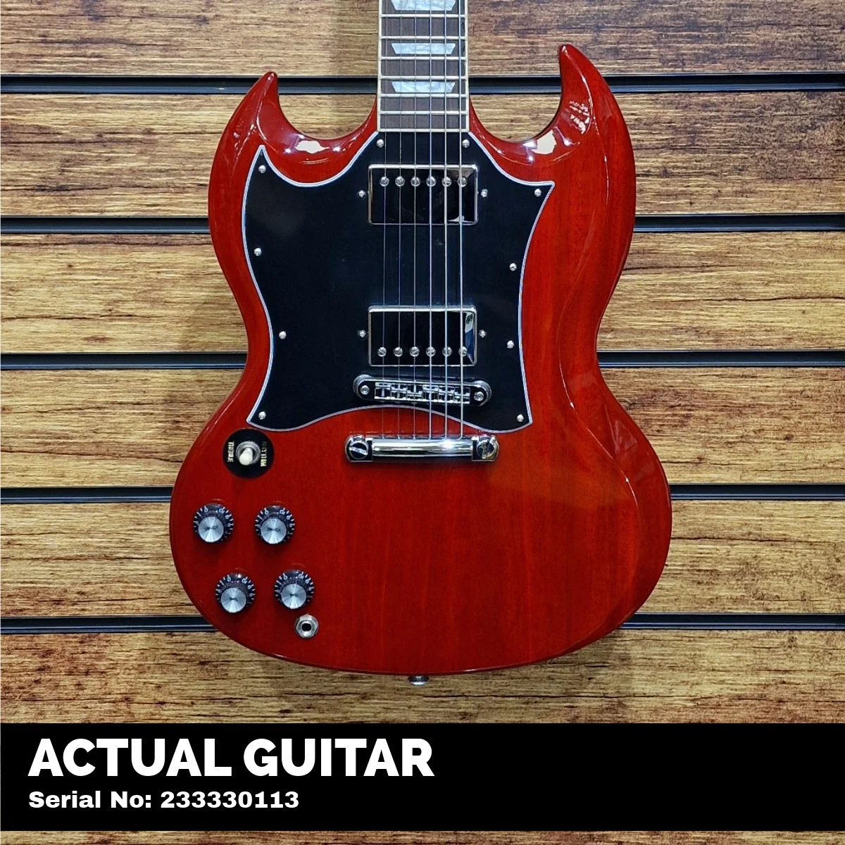 Gibson SG Standard Left Hand; Heritage Cherry - Image 2