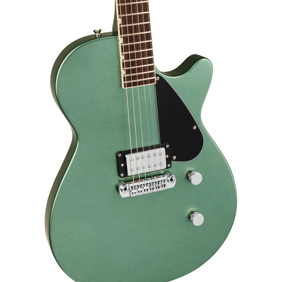 Gretsch Electromatic Jet Club 1 Pickup Electric Guitar; Steel Olive - Image 3