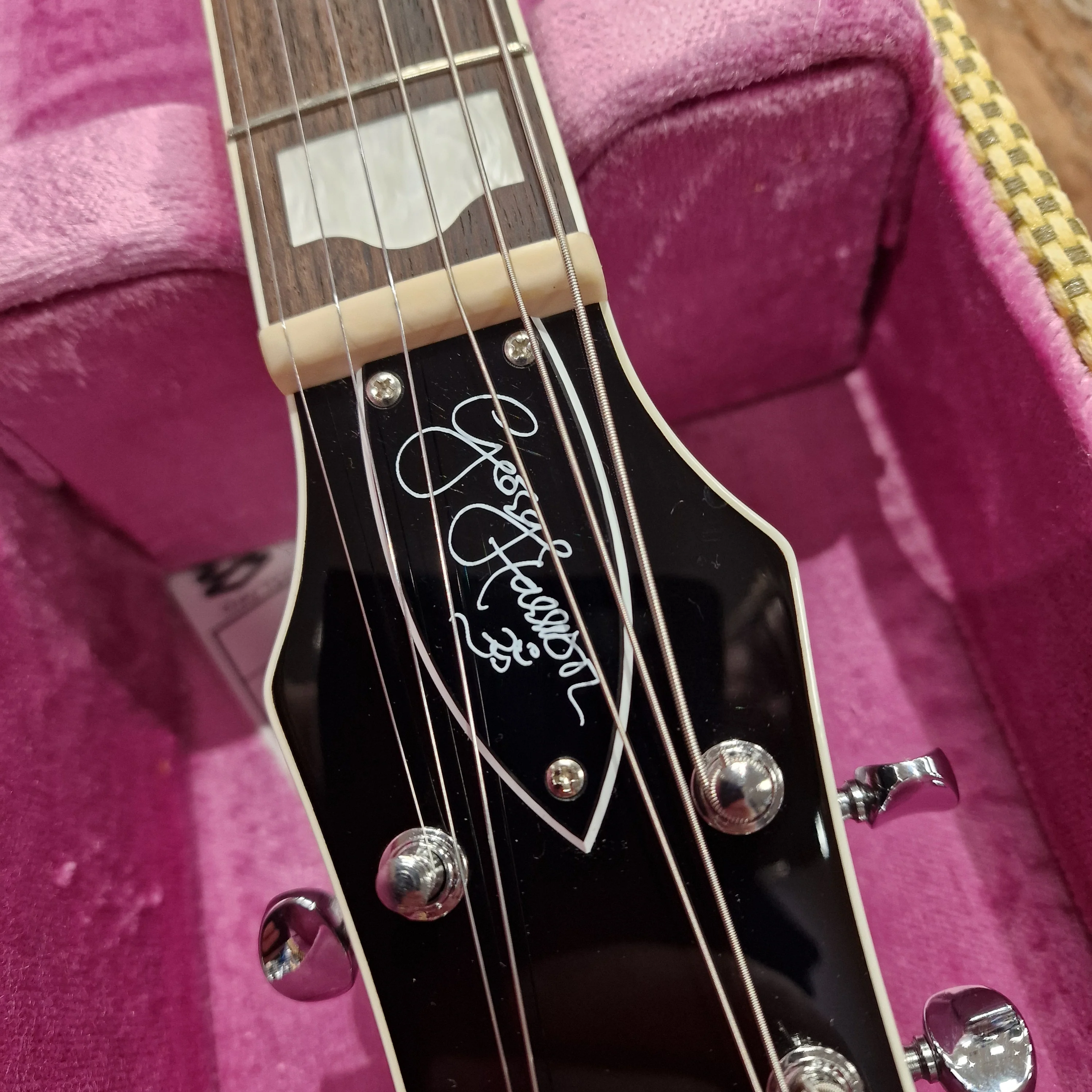 Gretsch G6128T-GH George Harrison Signature Duo Jet; Black: Serial No: JT11072811 | Second Hand - Image 5
