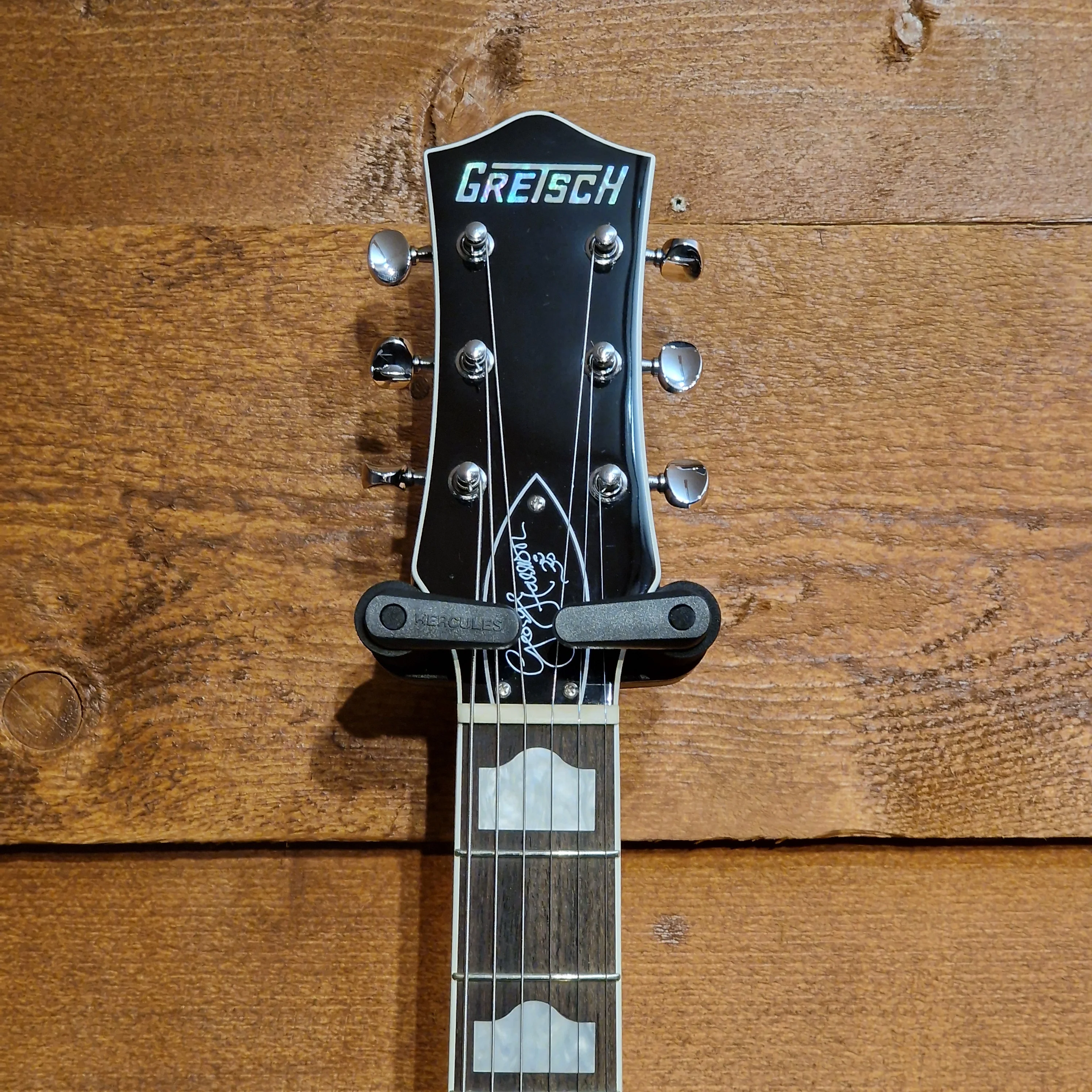 Gretsch G6128T-GH George Harrison Signature Duo Jet; Black: Serial No: JT11072811 | Second Hand - Image 6