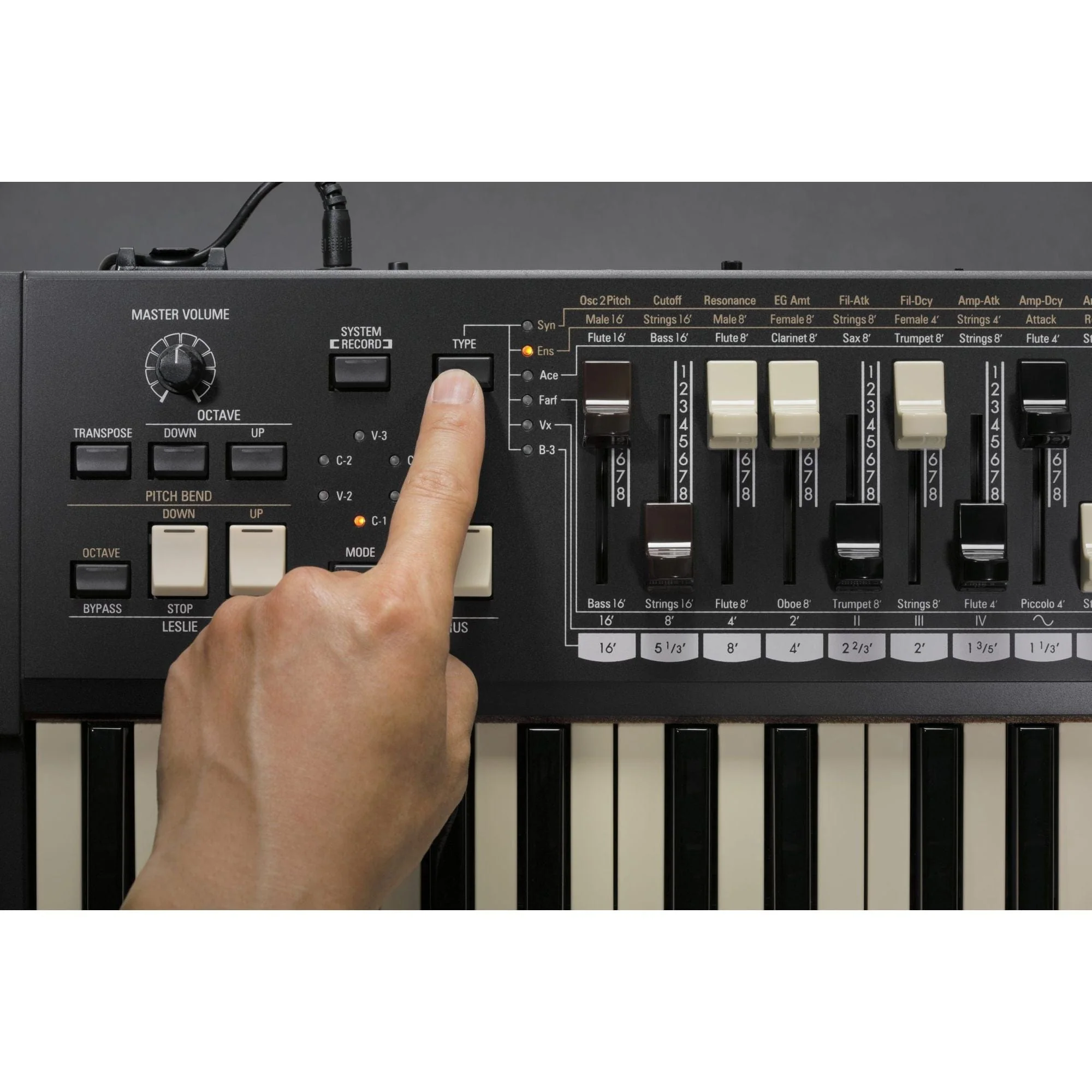 Hammond M-Solo 49 Key Performance Keyboard; Black - Image 7