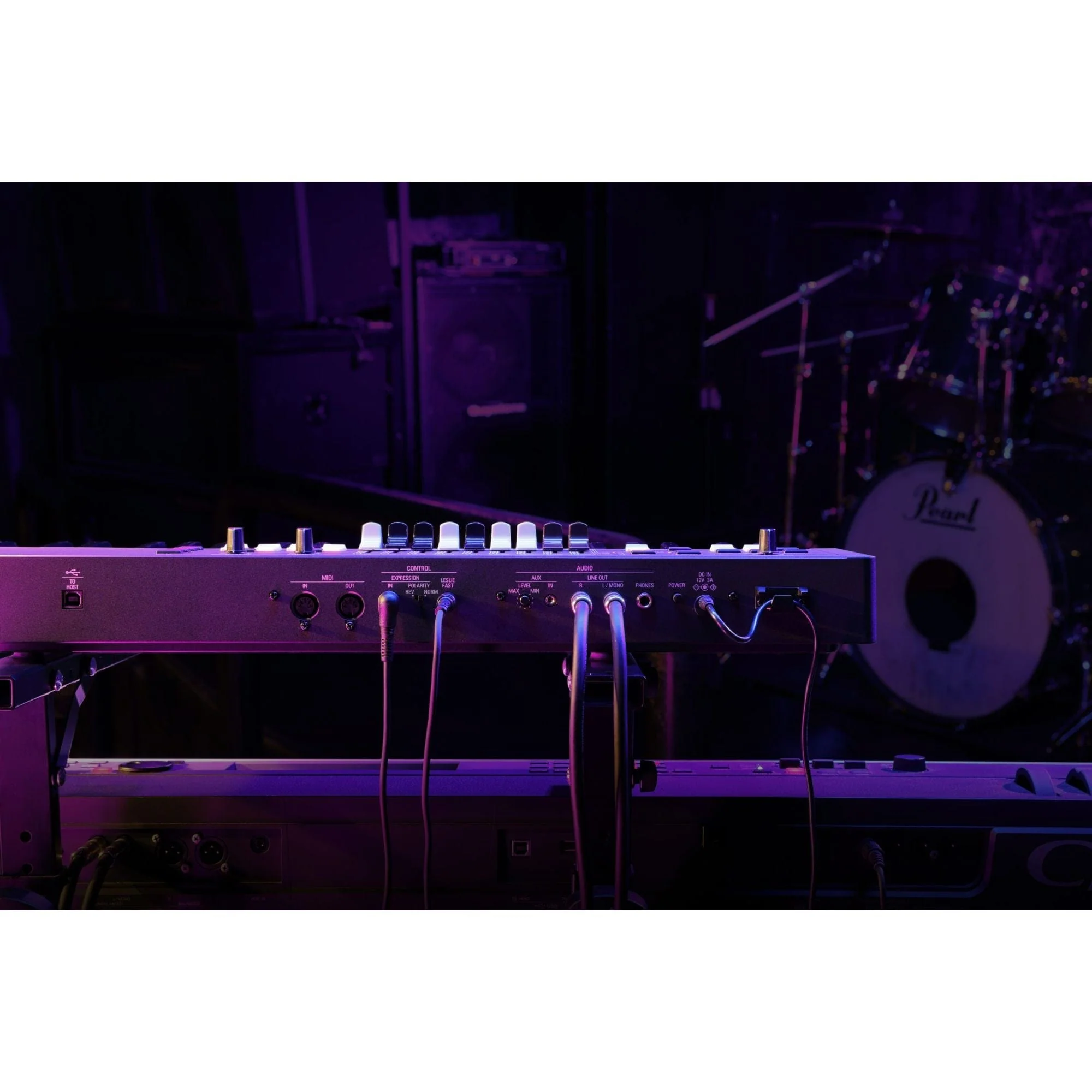 Hammond M-Solo 49 Key Performance Keyboard; Blue - Image 11