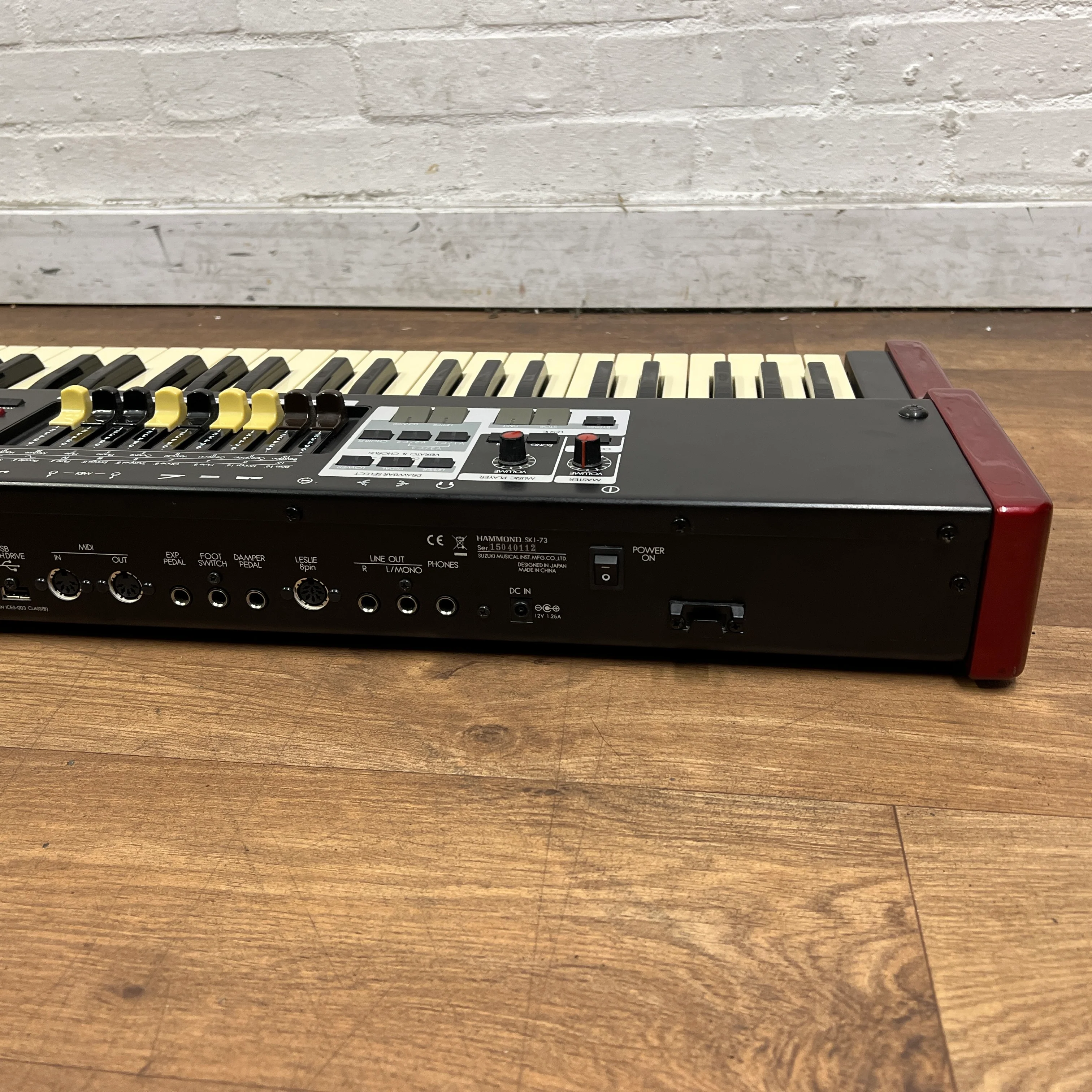 Hammond SK1 73 Stage Keyboard with Carry Bag; Serial No: 15040112 | Second Hand - Image 12