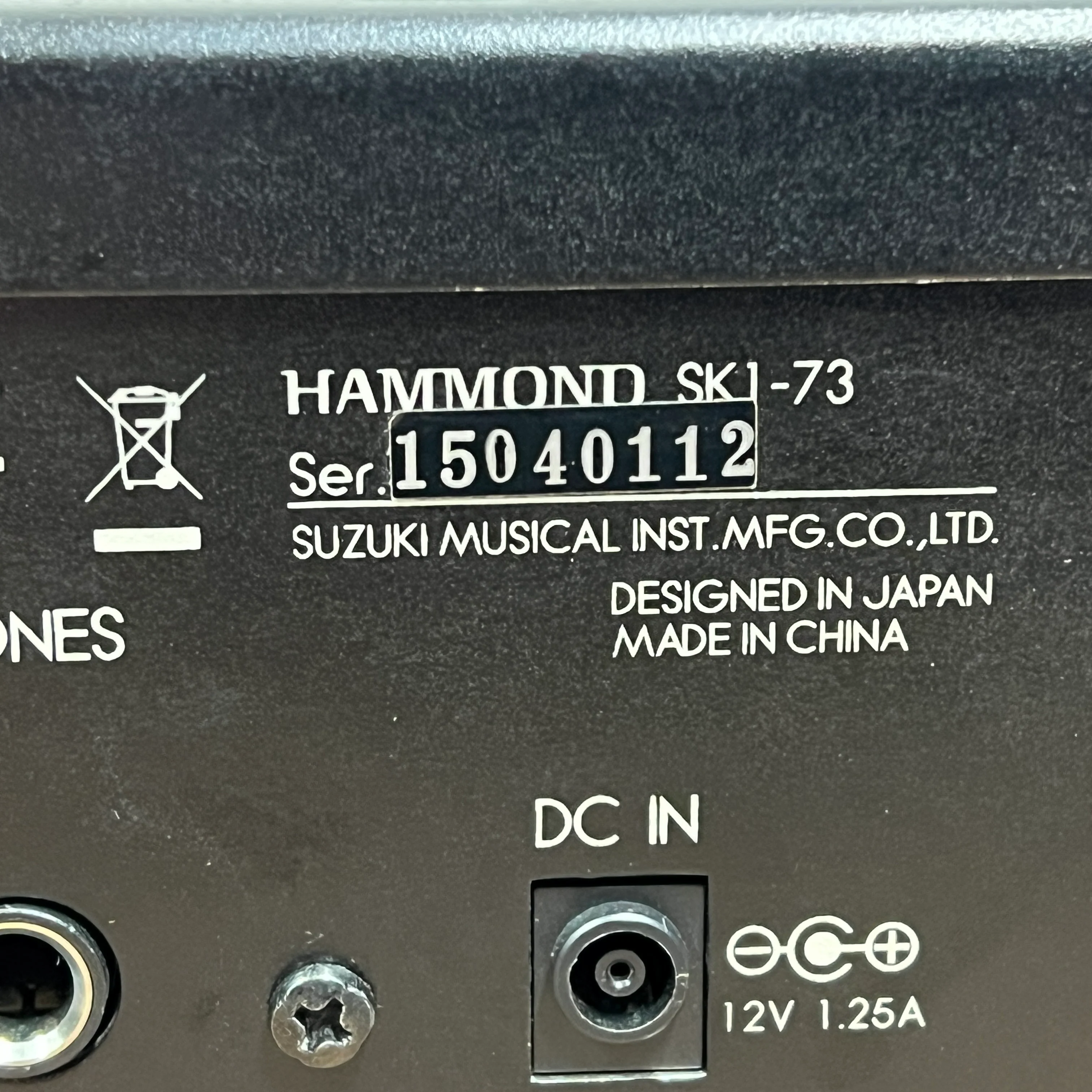 Hammond SK1 73 Stage Keyboard with Carry Bag; Serial No: 15040112 | Second Hand - Image 14