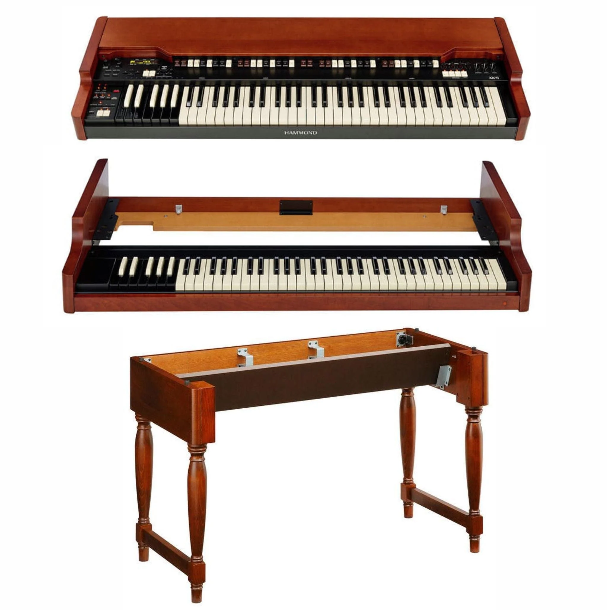 Hammond XK5 Full System Incl Pedalboard; Wood - Image 10