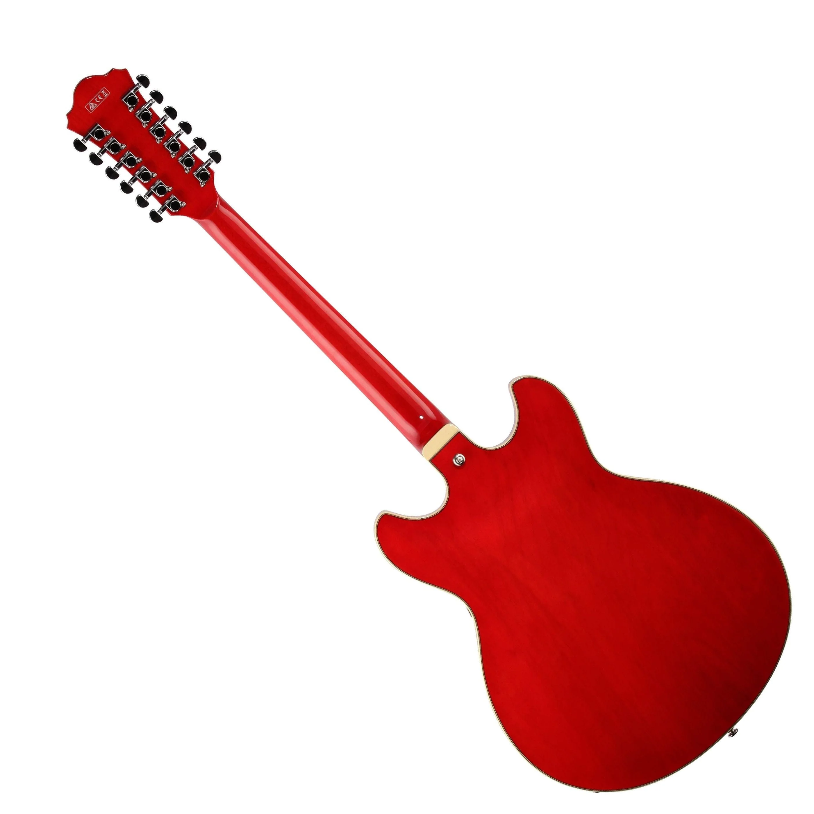 Ibanez Artcore AS7312 TCD 12 String Trans Cherry Red Guitar - Image 3
