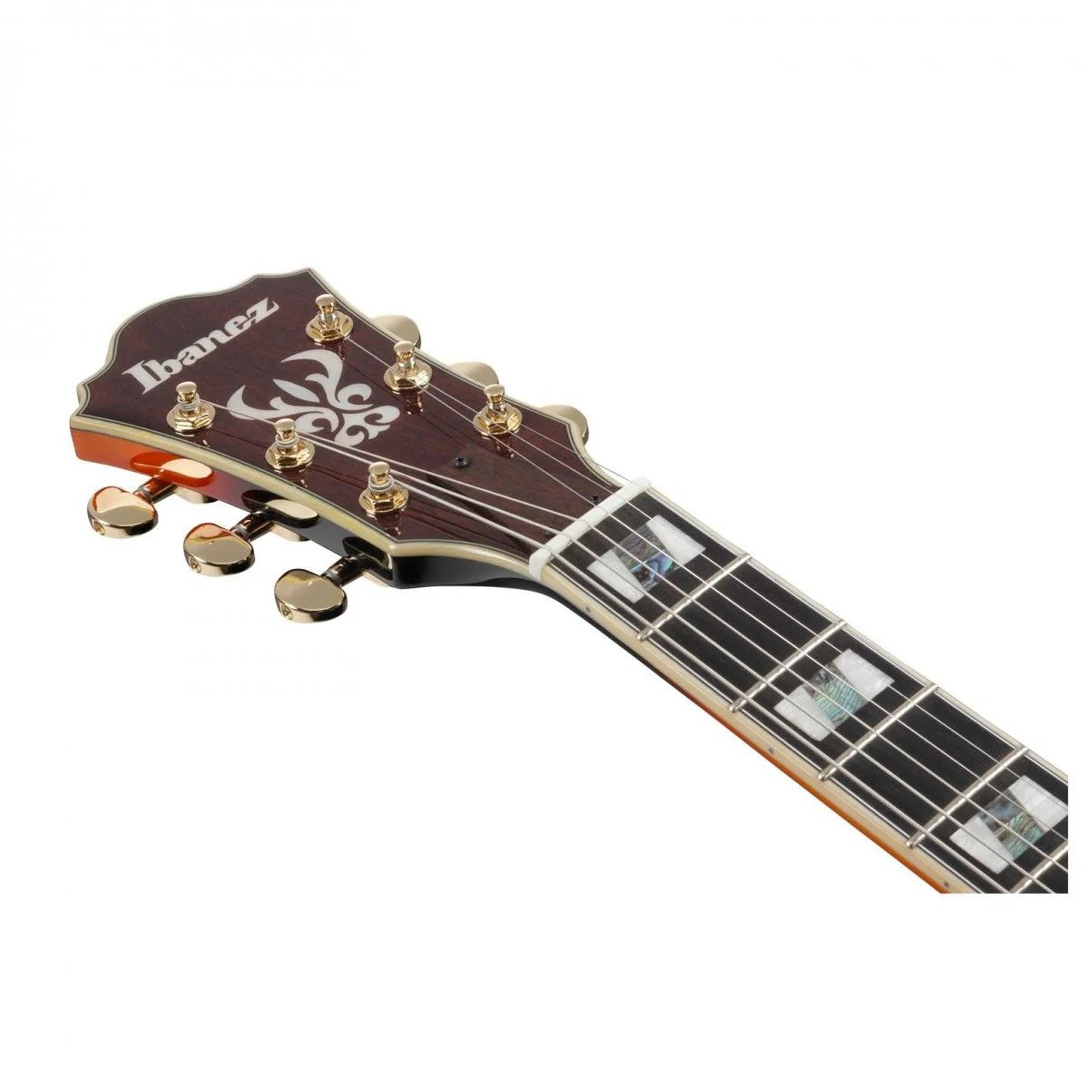 Ibanez AS113-BS Semi-Hollowbody Guitar; Brown Sunburst - Image 4