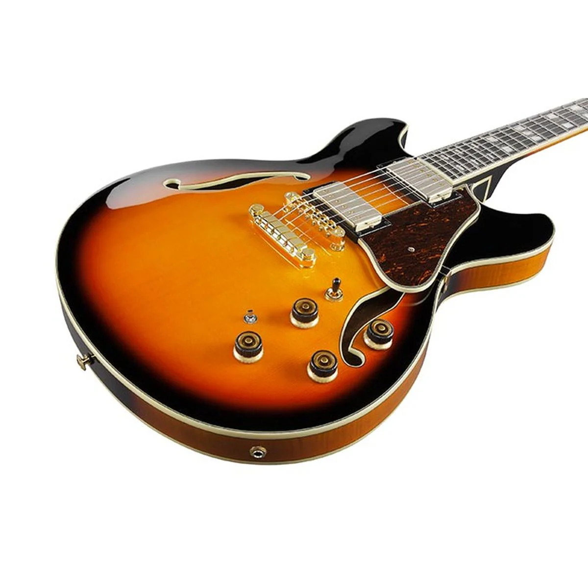 Ibanez AS113-BS Semi-Hollowbody Guitar; Brown Sunburst - Image 5