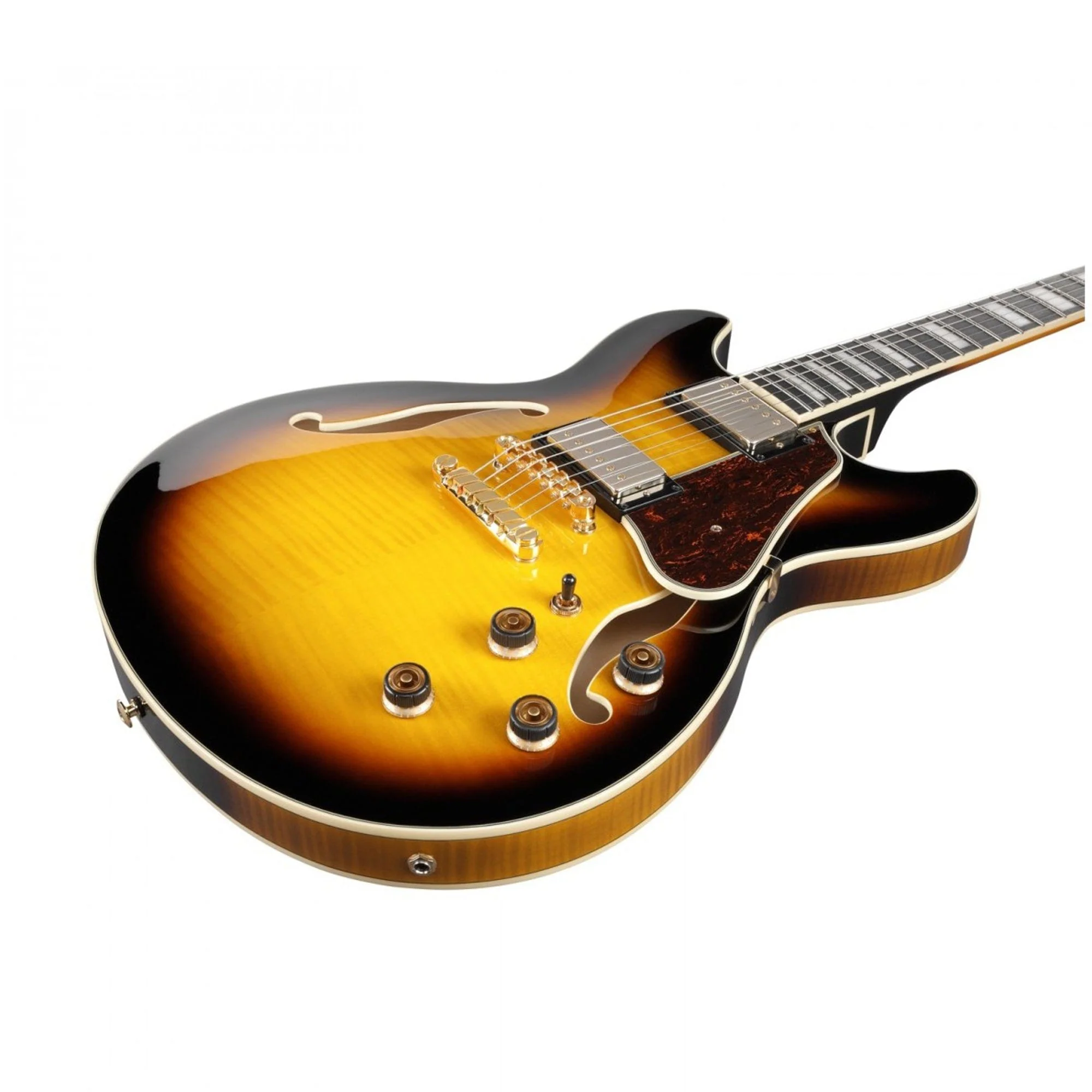 Ibanez AS93FM-AYS Artcore Series Antique Yellow Sunburst Guitar - Image 3