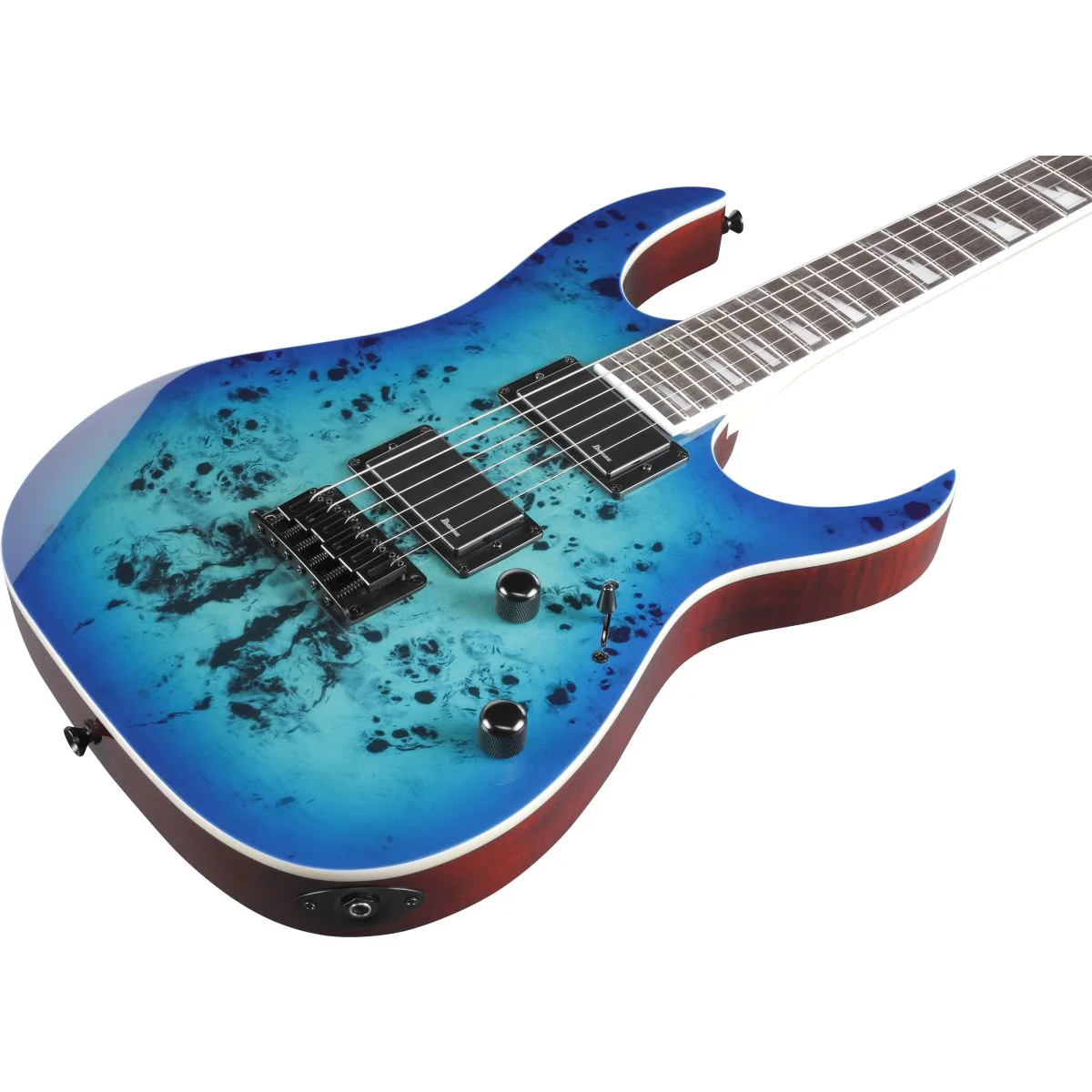 Ibanez GRGR221PA AQB Aqua Burst Guitar - Image 3