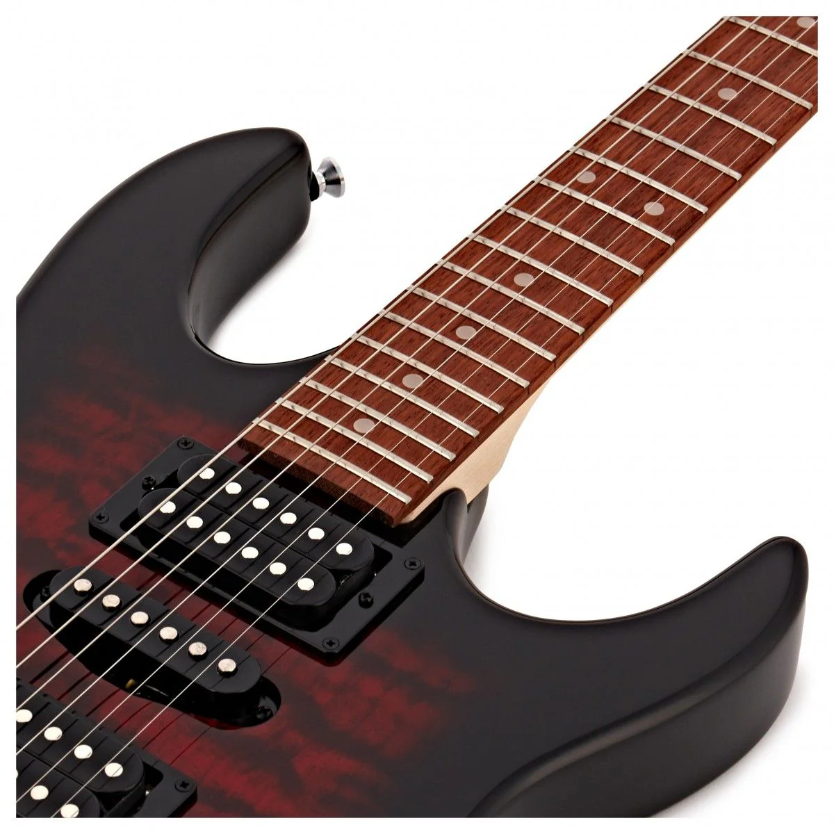 Ibanez GRX70QA Electric Guitar Kit | Transparent Red Burst - Image 6