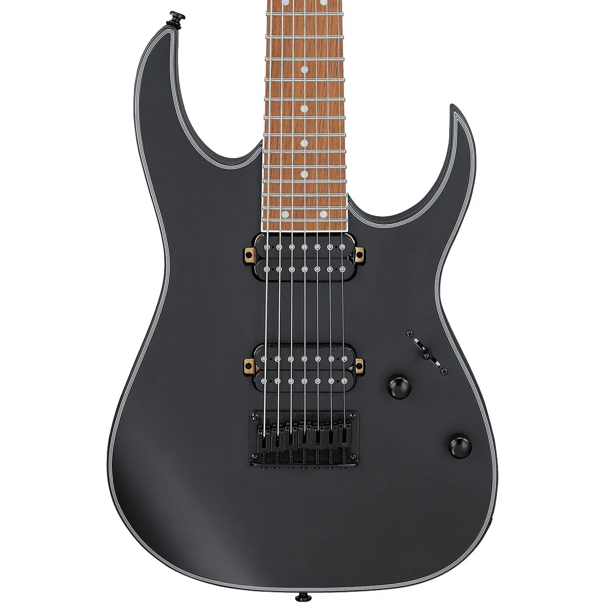 Ibanez RG7421EX 7 String Electric Guitar; Black Flat