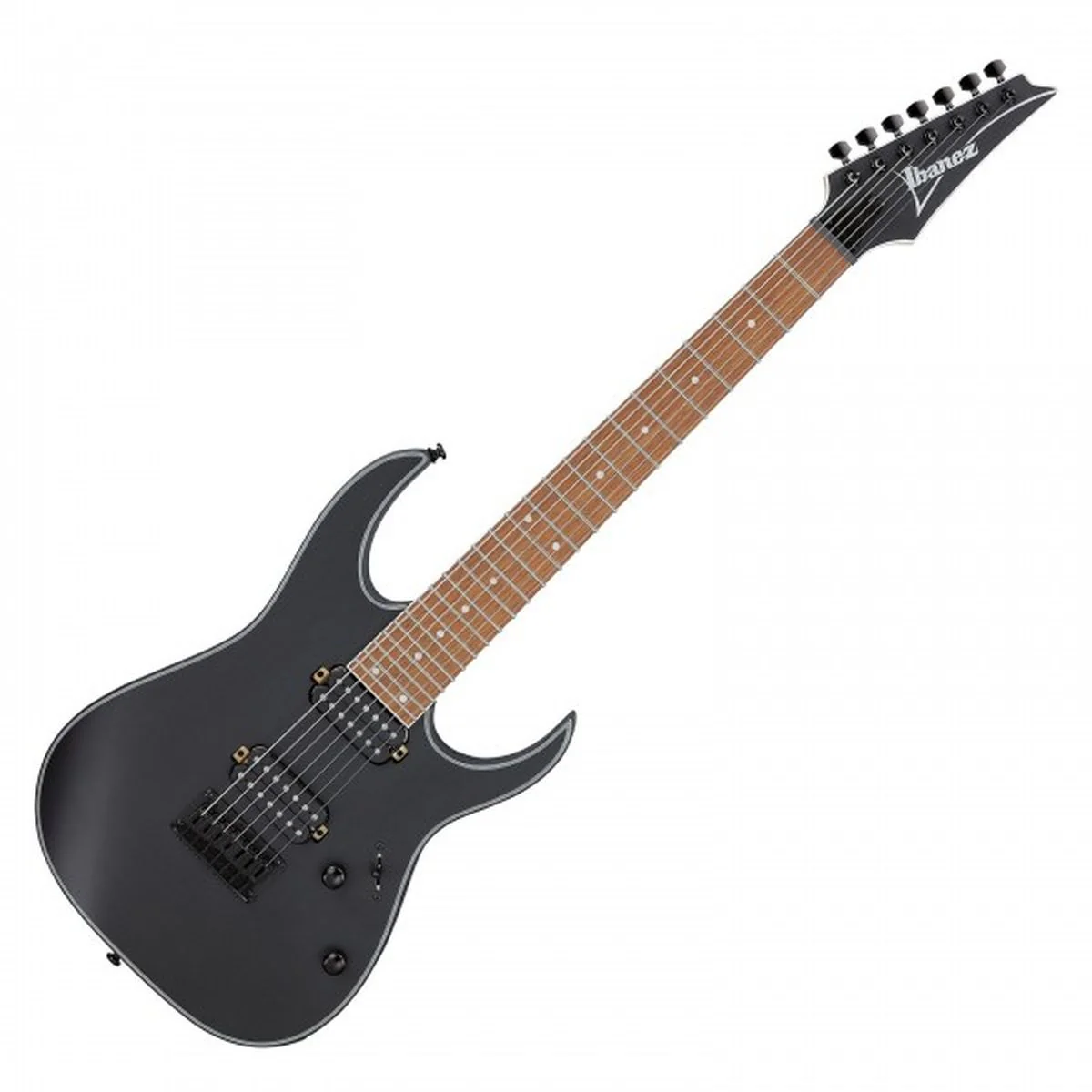 Ibanez RG7421EX 7 String Electric Guitar; Black Flat - Image 2