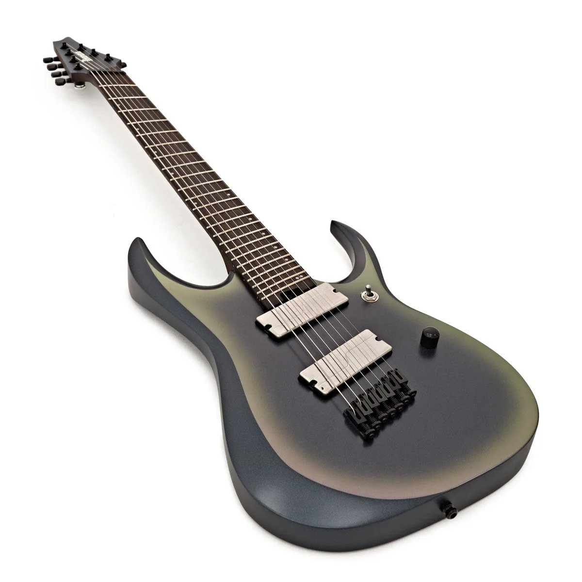 Ibanez RGD71ALMS-BAM Axion Label Multiscale 7 String Black Aurora Burst Matte Electric Guitar - Image 4