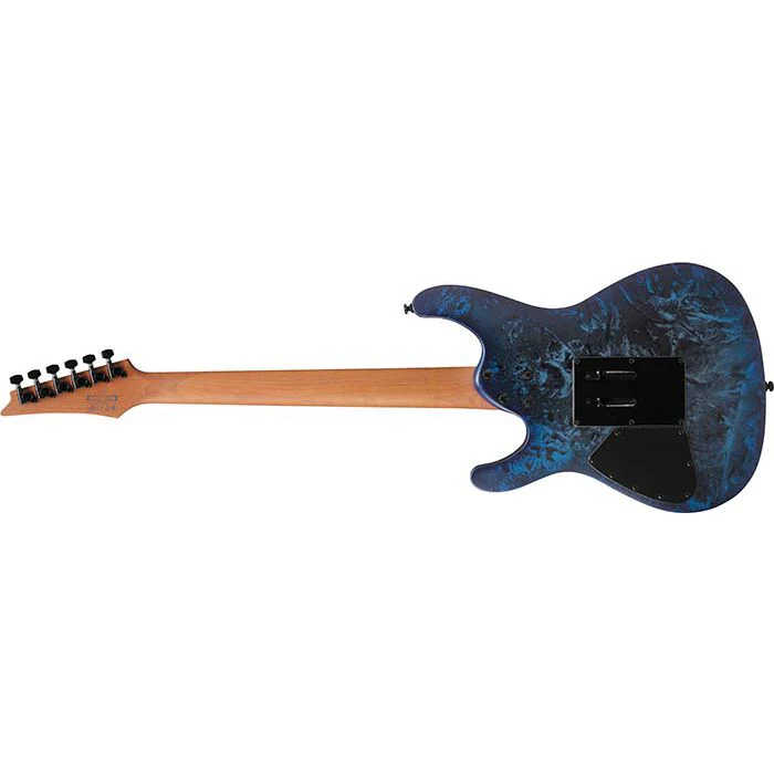 Ibanez S770-CZM Electric Guitar; Cosmic Blue Frozen Matte - Image 4