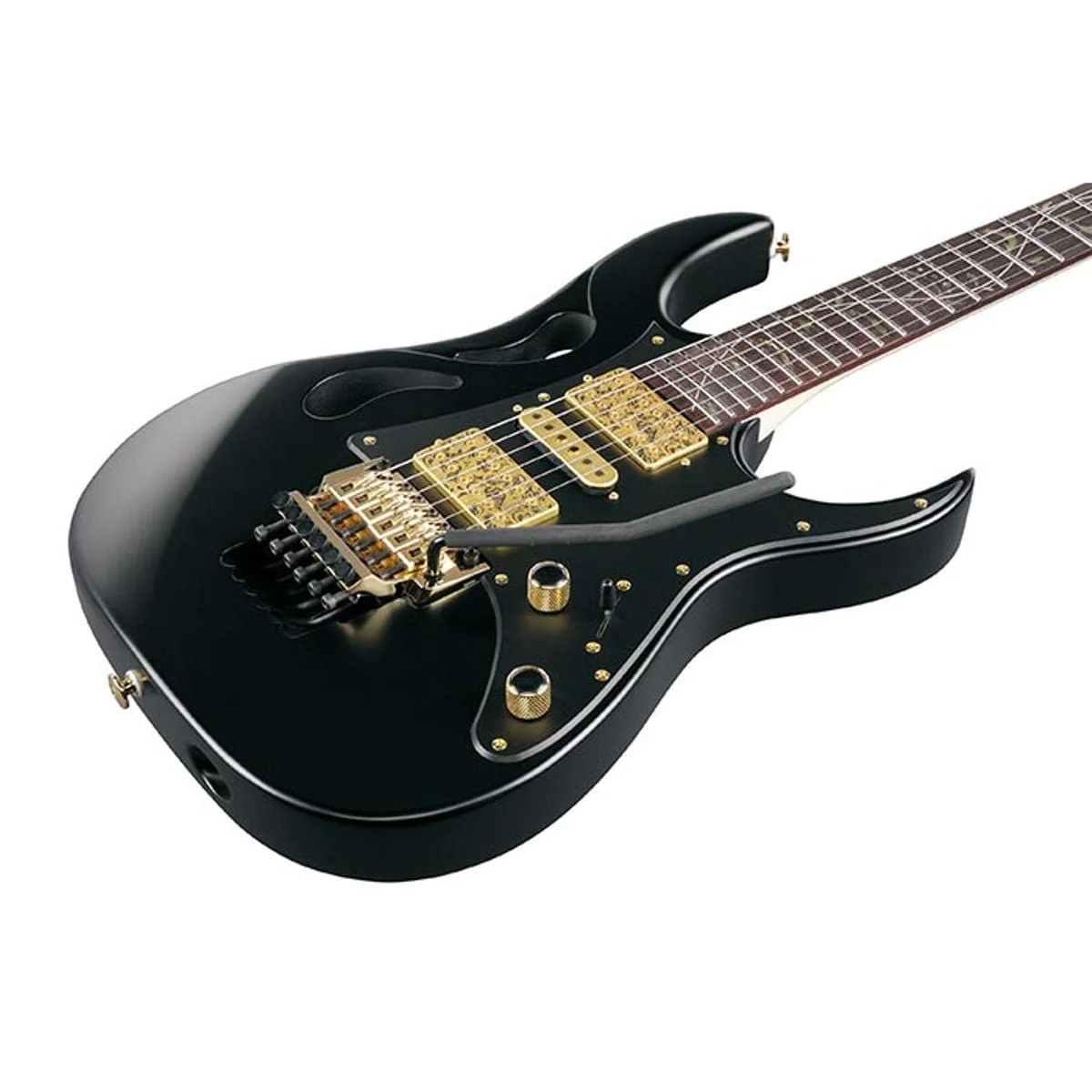 Ibanez Steve Vai Signature PIA Onyx Black Guitar - Image 3