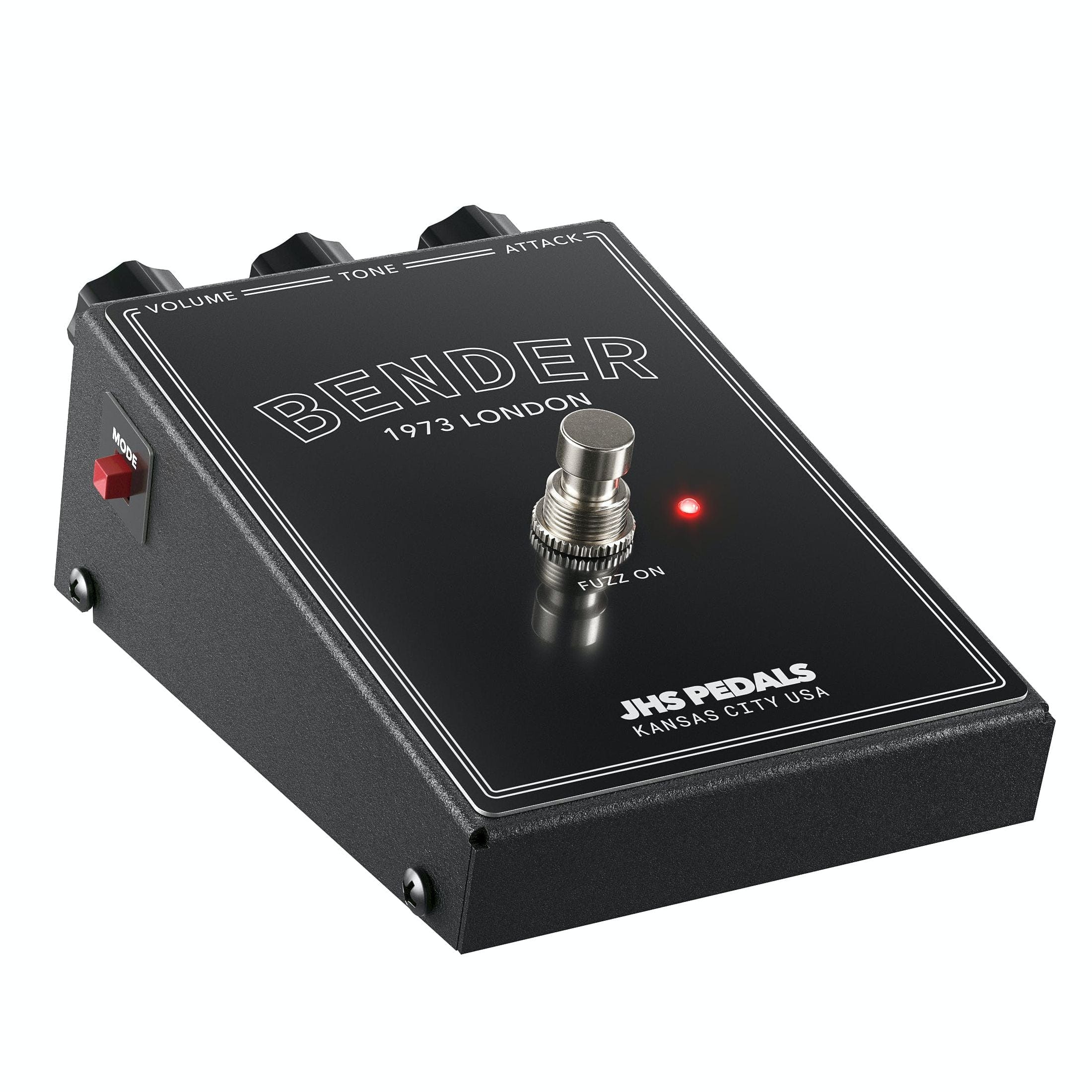 JHS Pedals BENDER MKIII Silver Orange Tone Bender Fuzz Guitar Pedal - Image 2