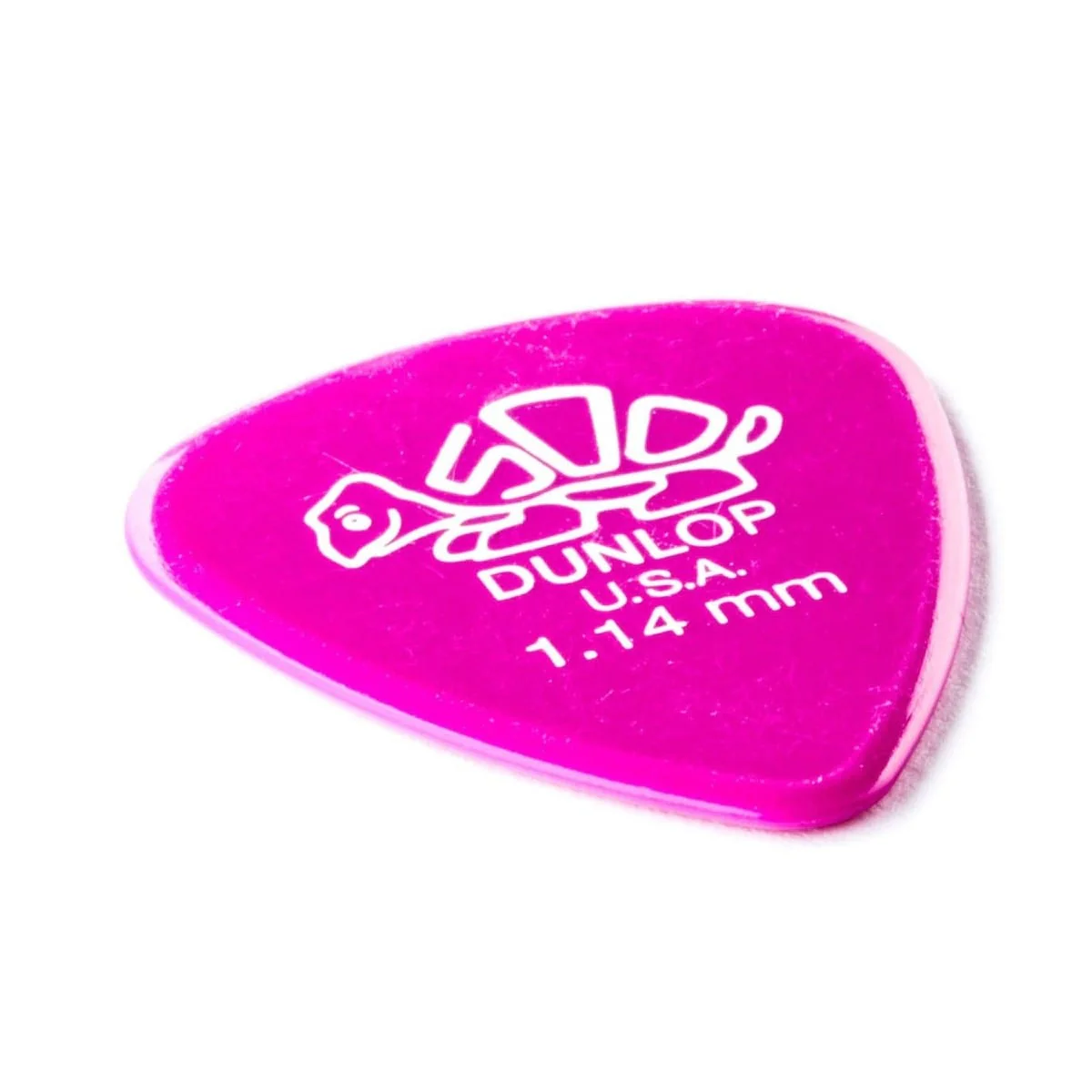 Jim Dunlop DELRIN 500 Plectrums 1.14MM MAGENTA 12 Pack - Image 3