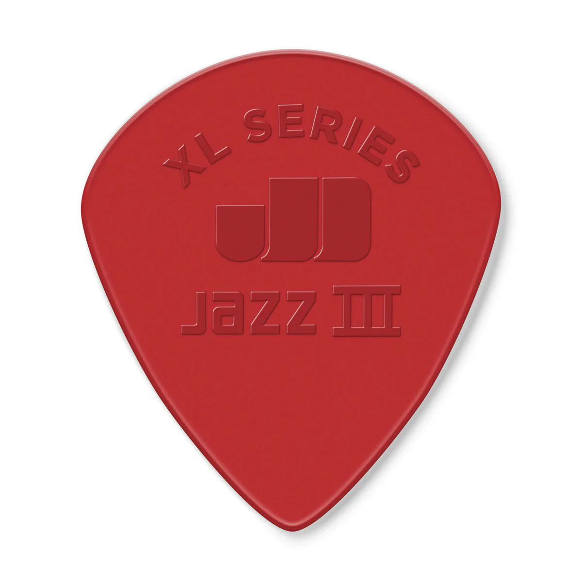 Jim Dunlop Nylon Jazz III XL Plectrums Red 1.38mm 6 Pack - Image 2