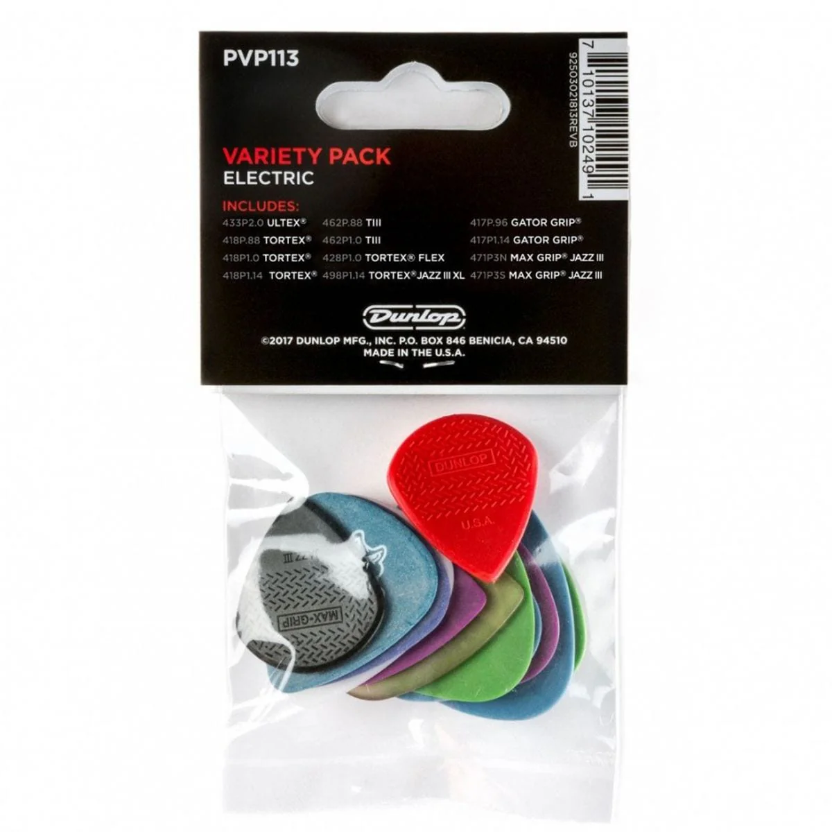 Jim Dunlop Variety Electric Plectrums 12 Pack - Image 2