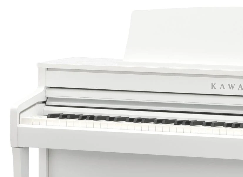 Kawai CA401 Satin White with Piano Stool & Kawai SH9 Headphones - Image 14