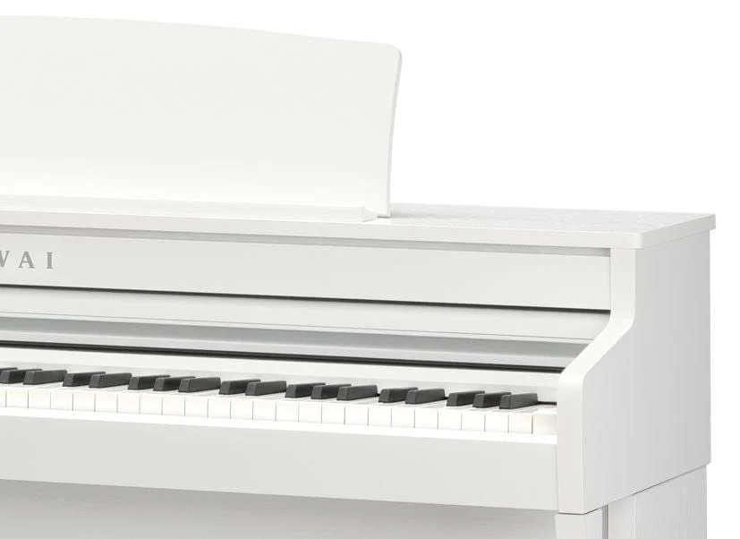 Kawai CA401 Satin White with Piano Stool & Kawai SH9 Headphones - Image 15