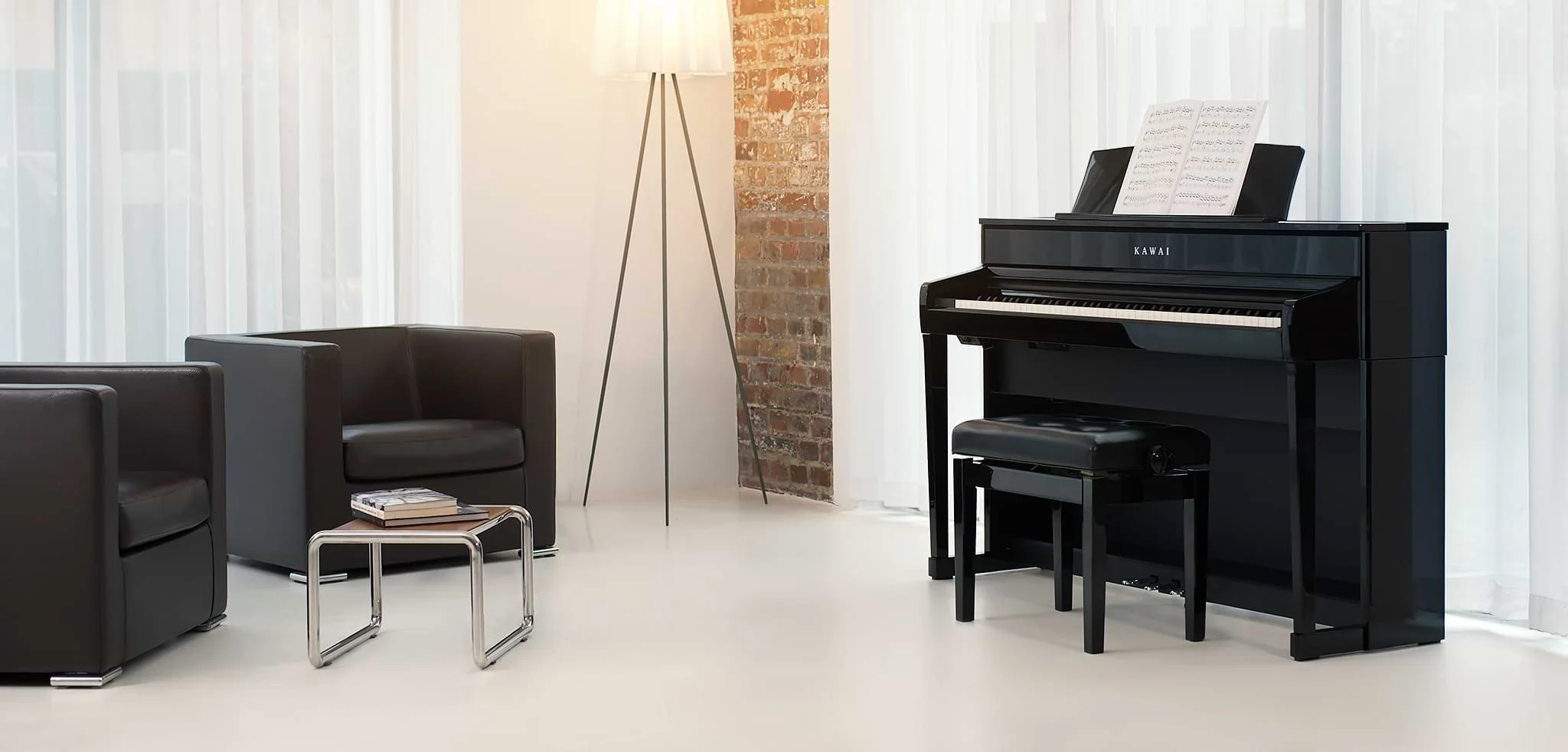 Kawai CA701 Digital Piano; Polished Ebony - Image 4