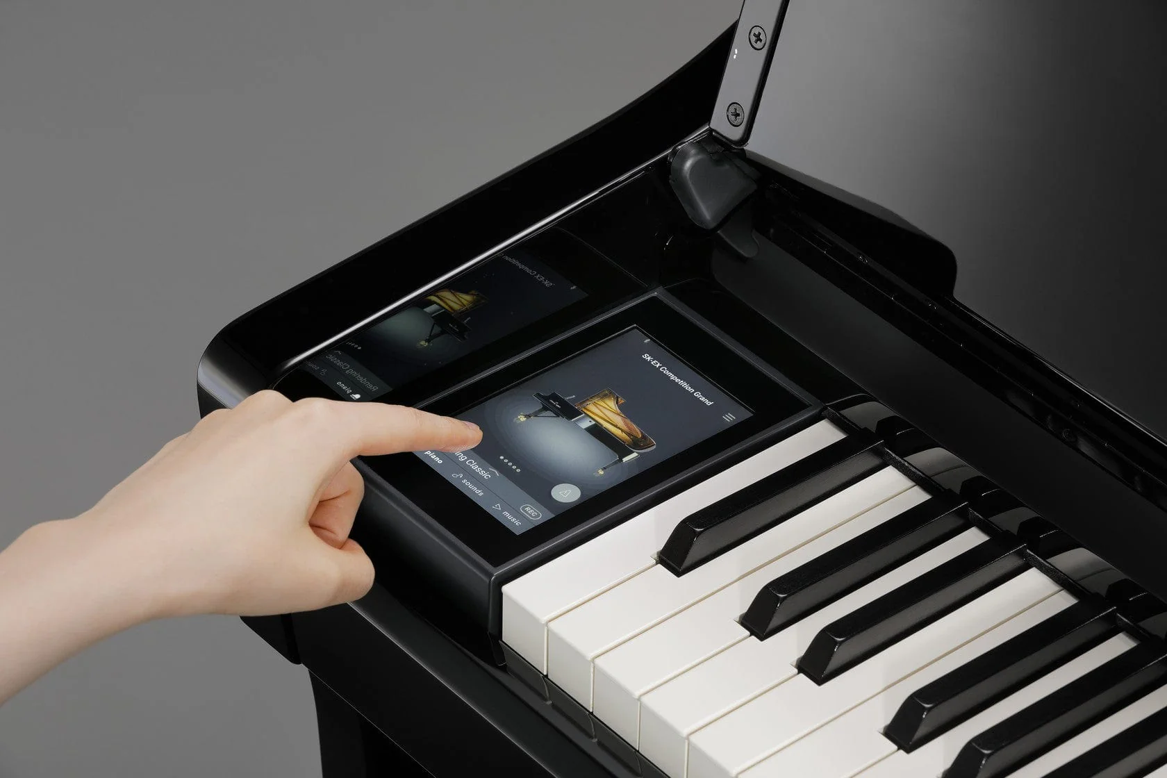 Kawai CA701 with Piano Stool & Kawai SH9 Headphones; Rosewood - Image 16