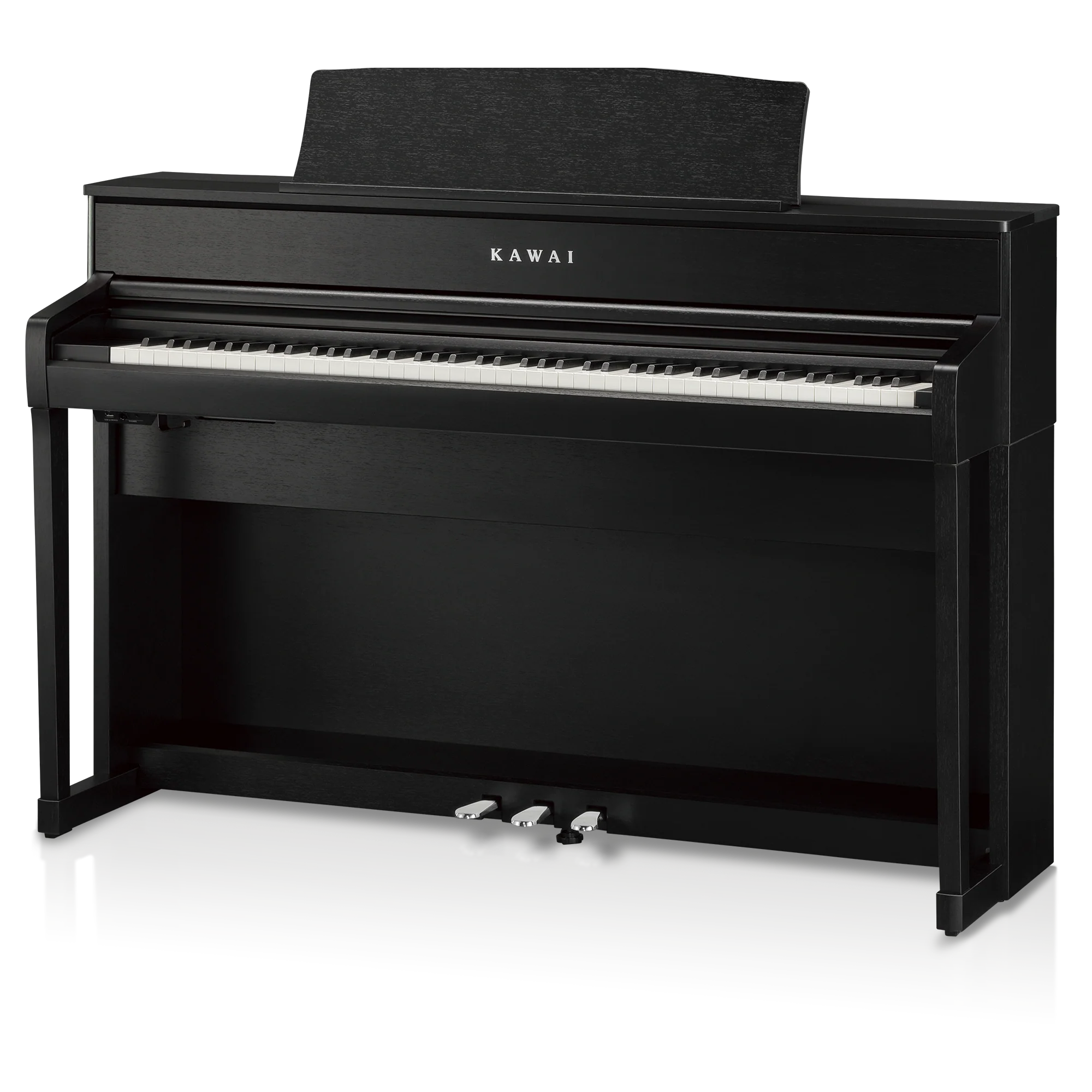 Kawai CA701 with Piano Stool & Kawai SH9 Headphones; Satin Black - Image 8