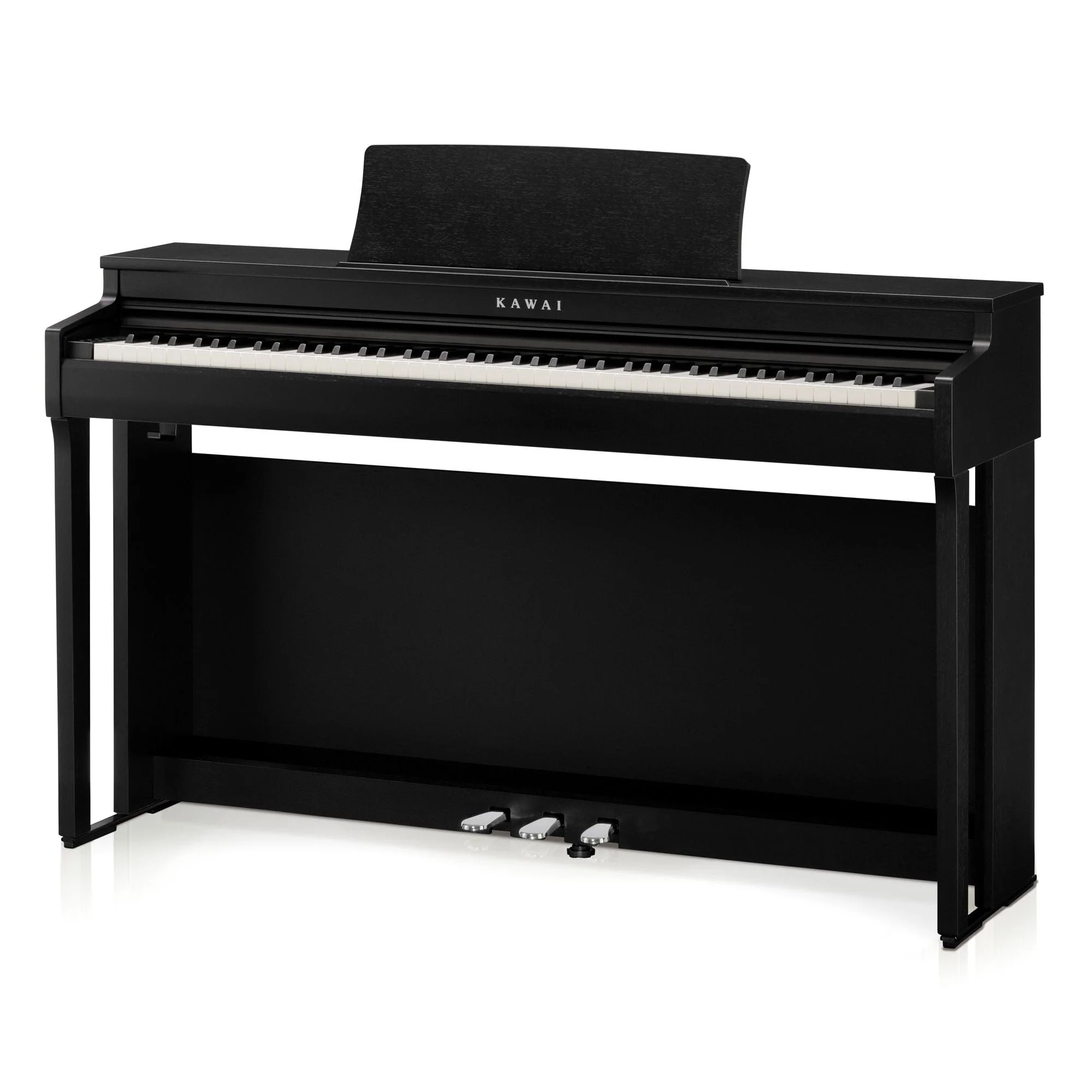 Kawai CN201 Digital Piano; Black with Piano Stool & Kawai SH9 Headphones - Image 3