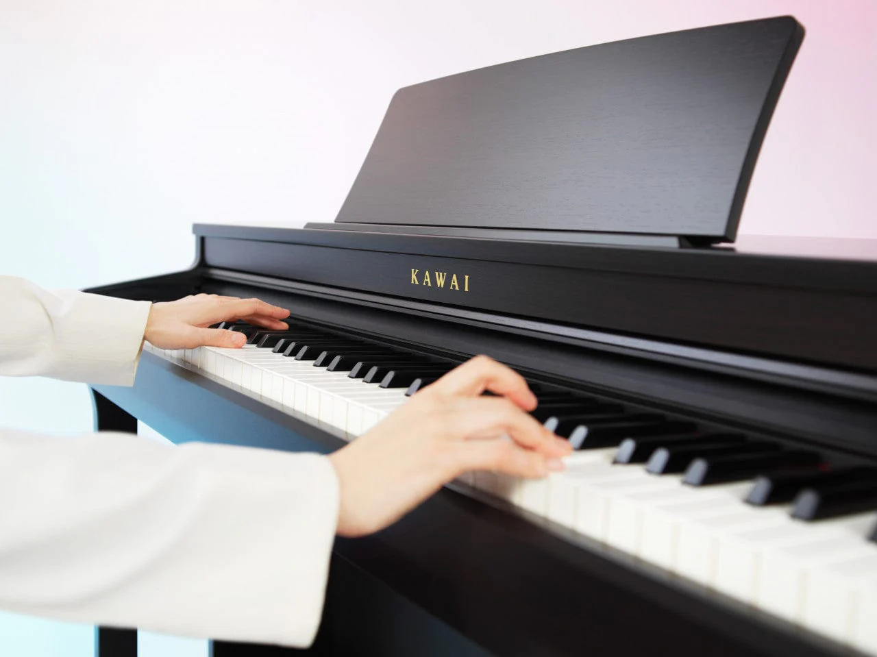 Kawai CN201 Digital Piano; Black with Piano Stool & Kawai SH9 Headphones - Image 7