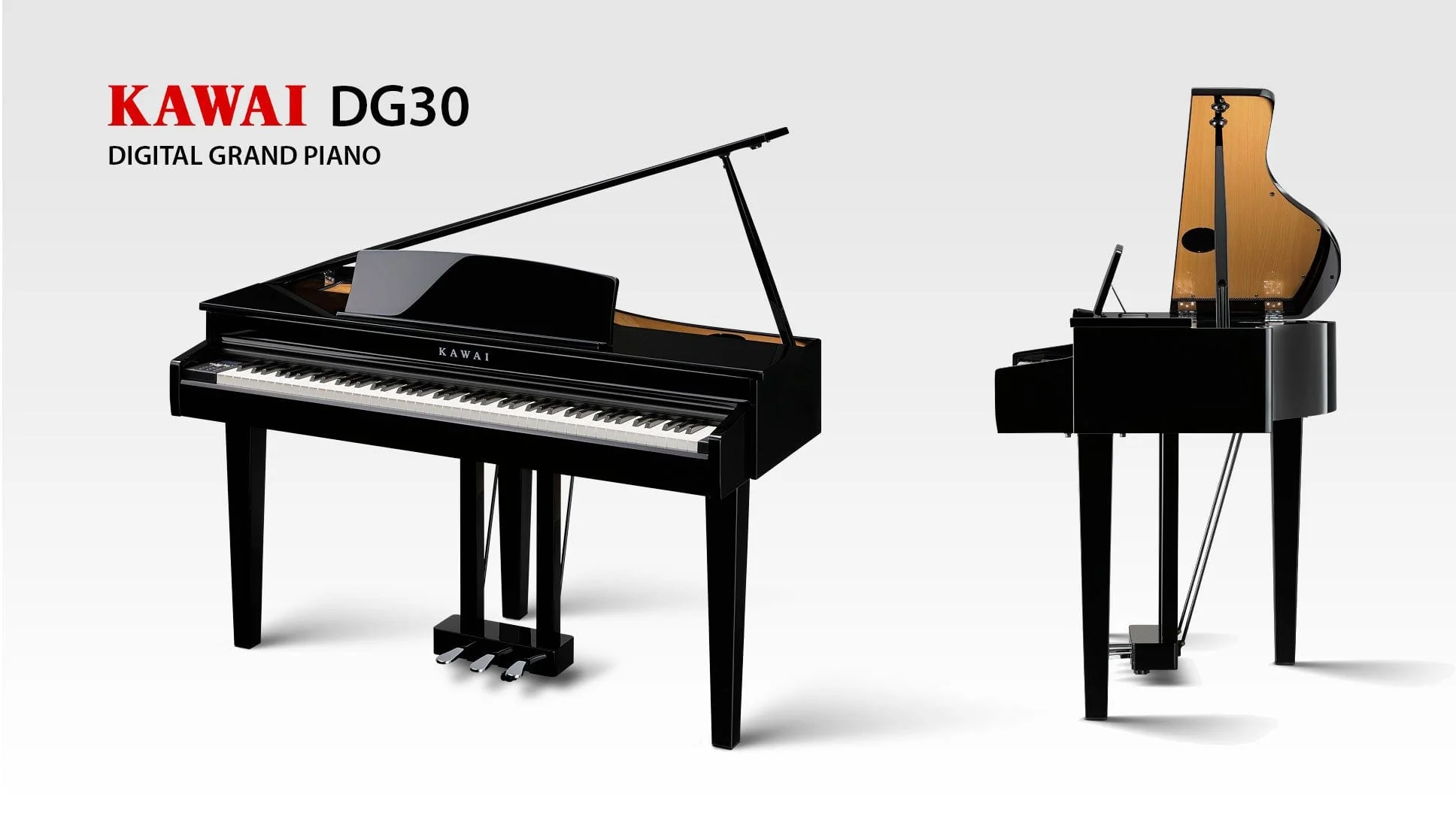 Kawai DG30 Polished Ebony Digital Grand Piano Value Package - Image 7