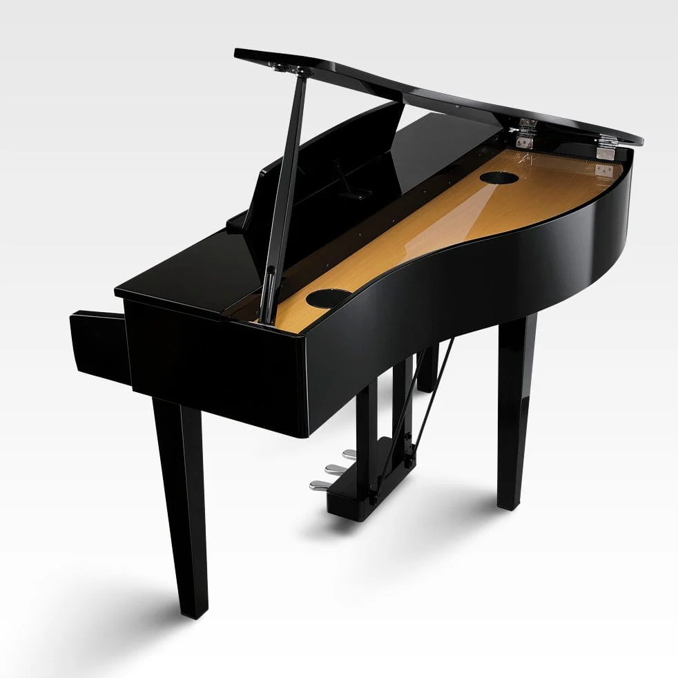 Kawai DG30 Polished Ebony Digital Grand Piano With Stool & Roland RH200 Headphones - Image 14