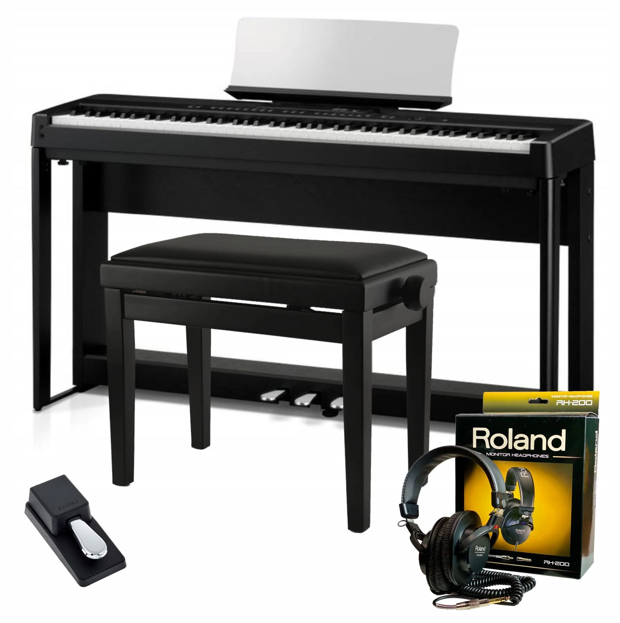 Kawai ES520 Digital Piano; Black Premium Package - Image 2