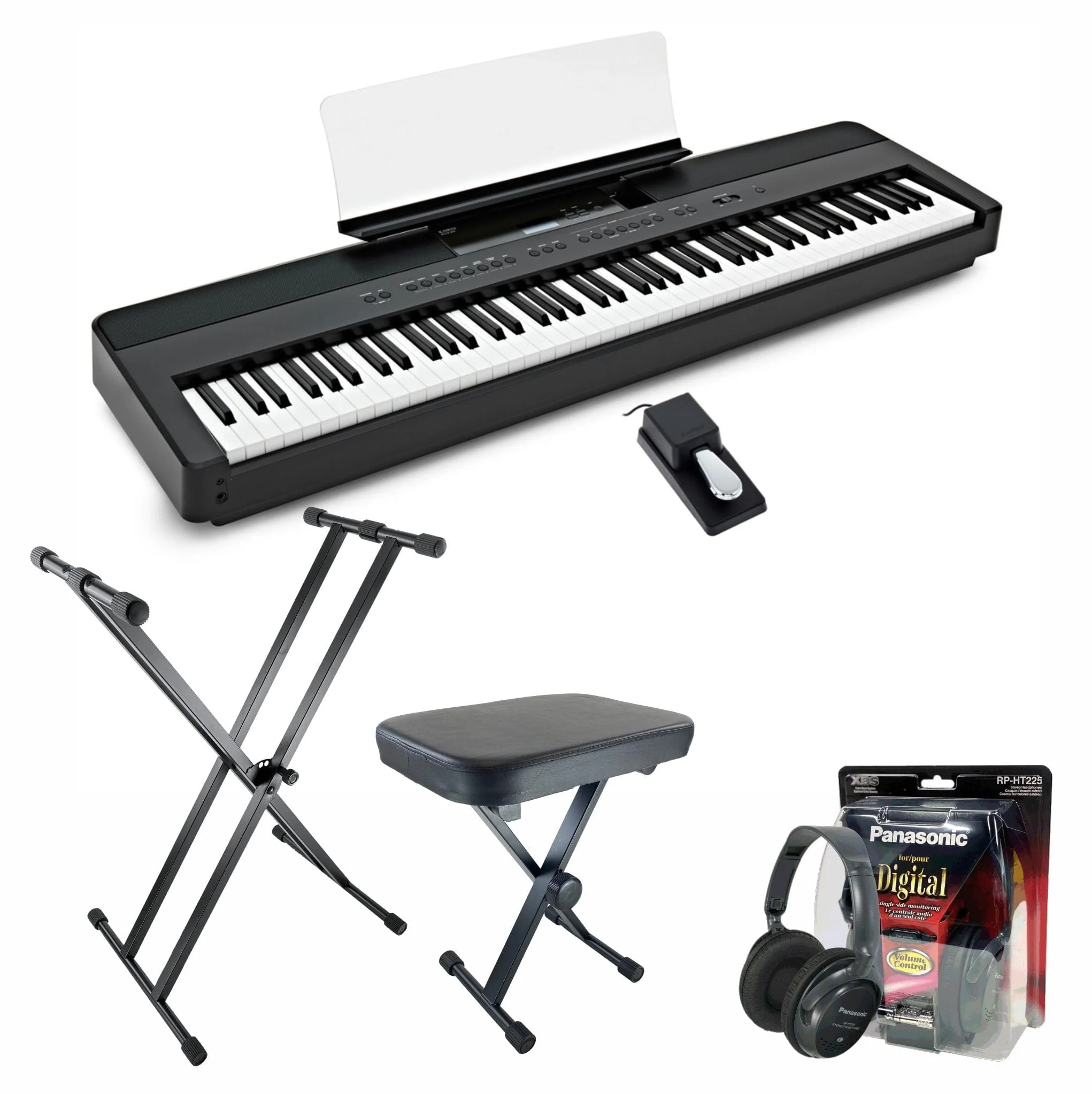 Kawai ES520 Digital Piano; Black Value Package - Image 2