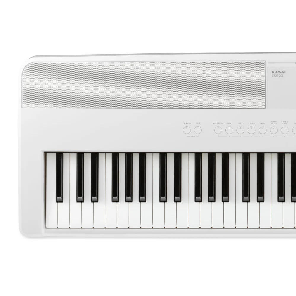Kawai ES520 Digital Piano; White - Image 6