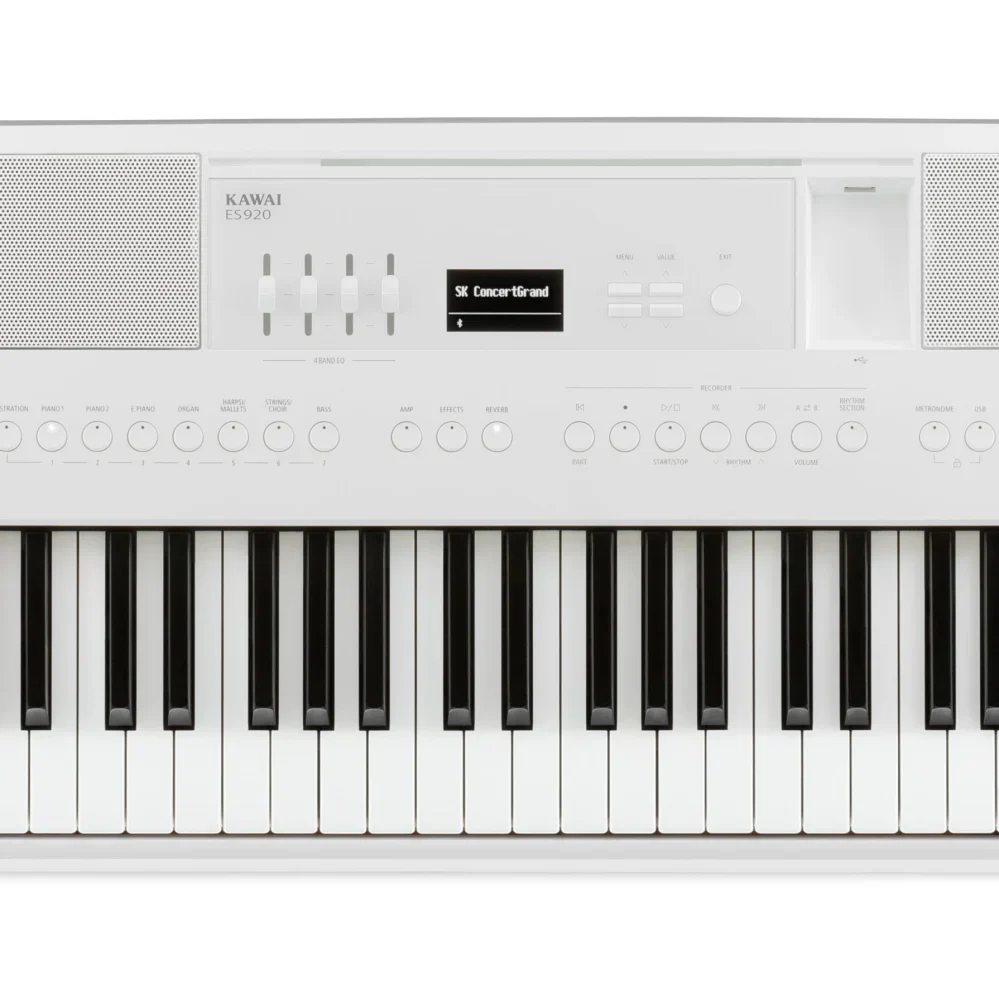 Kawai ES920 Portable Digital Piano; White Stand & Bench Bundle - Image 7