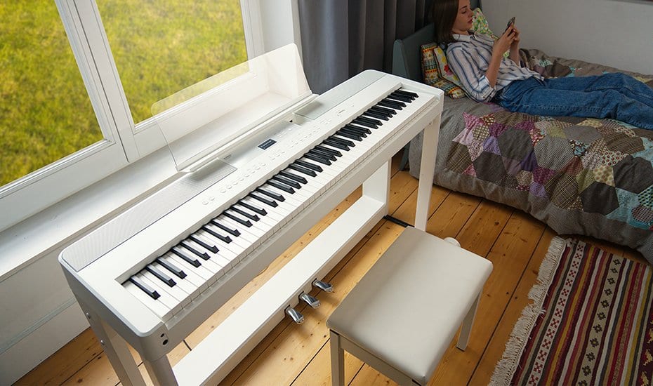 Kawai ES920 Digital Piano; White Home Package - Image 3
