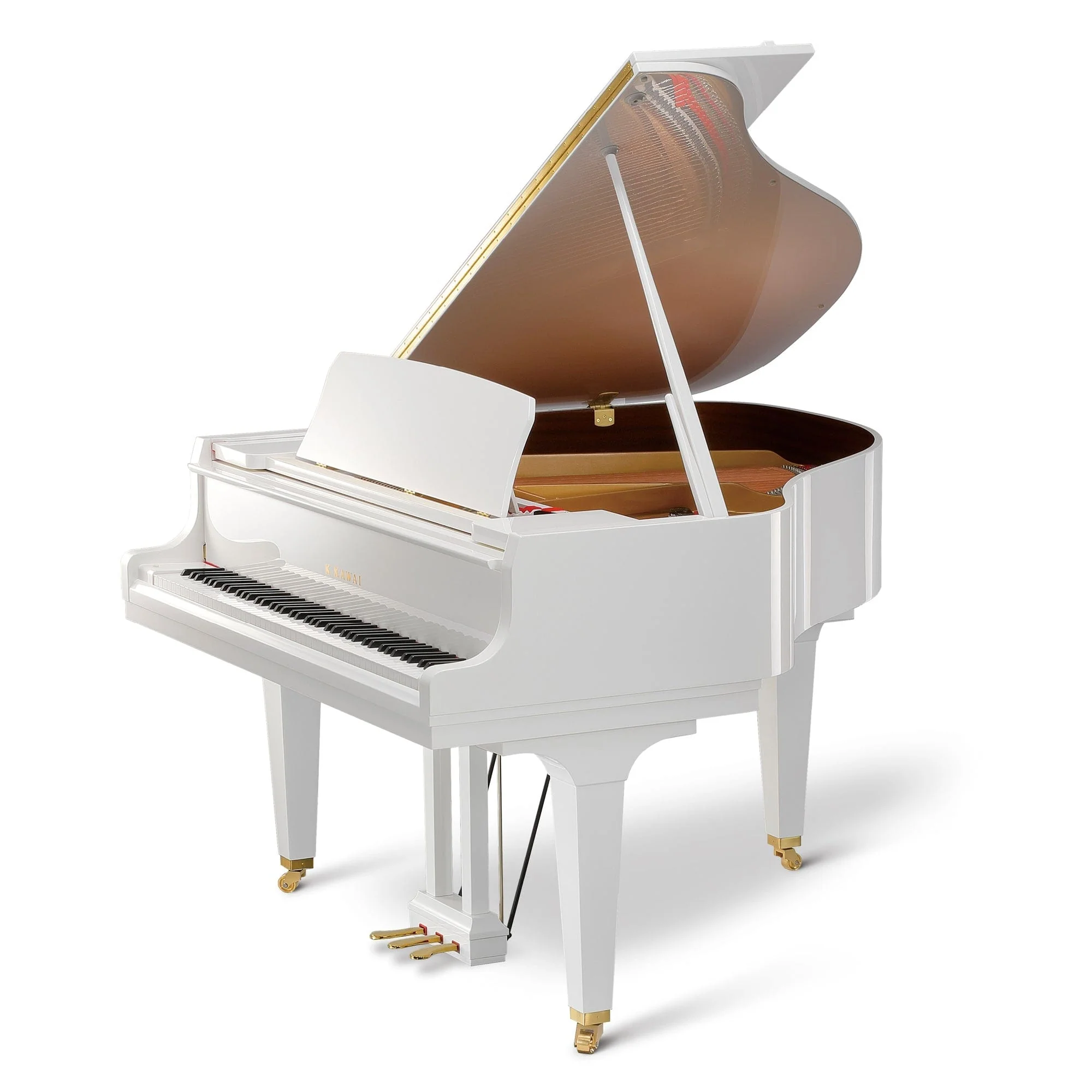 Kawai GL10 153cm Grand Piano; Polished White - Image 2